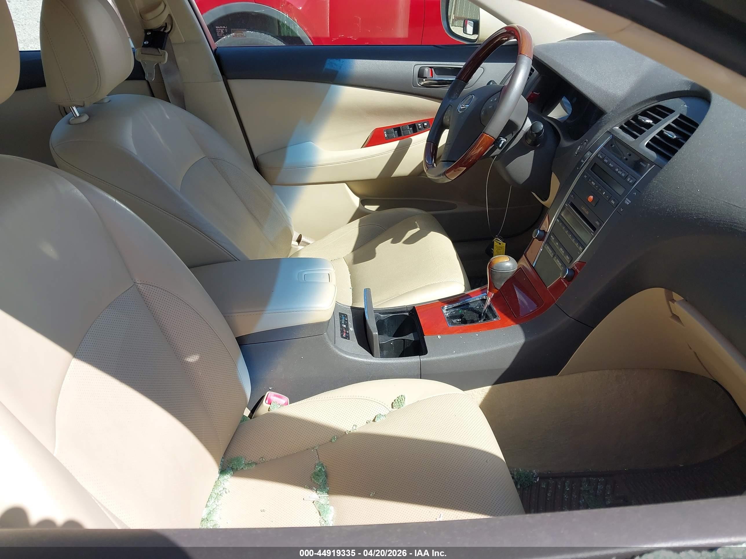2007 Lexus Es 350   Золотой vin: JTHBJ46GX72073312