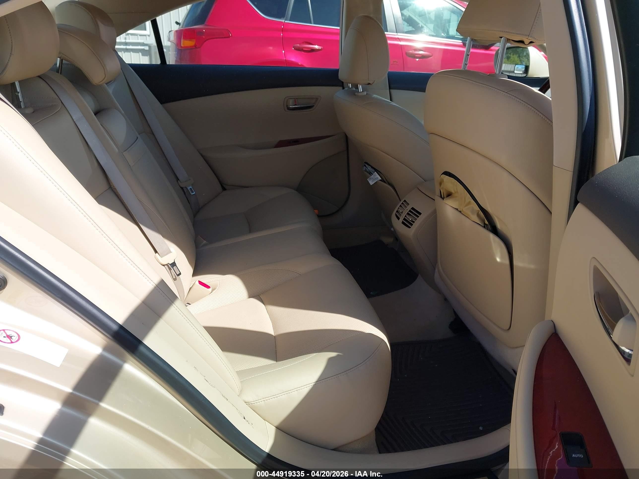 2007 Lexus Es 350   Золотой vin: JTHBJ46GX72073312