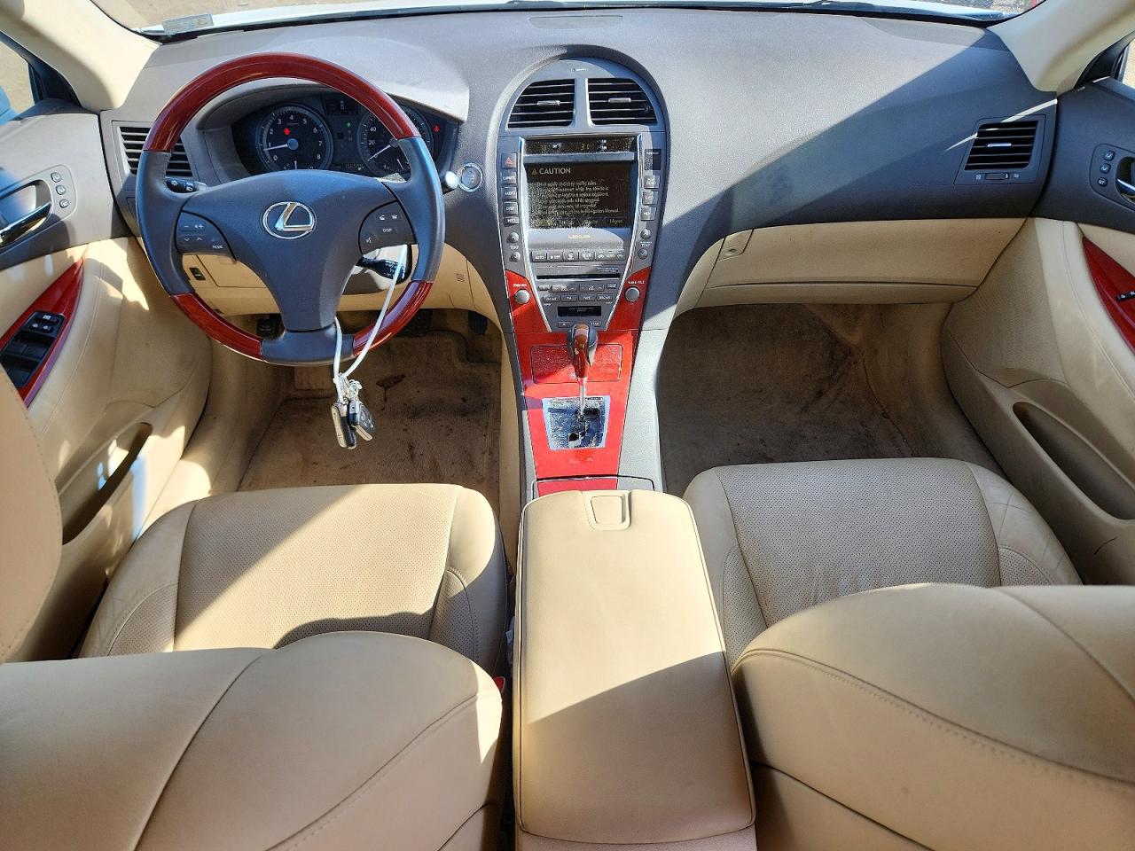2007 Lexus Es 350 White vin: JTHBJ46GX72078042