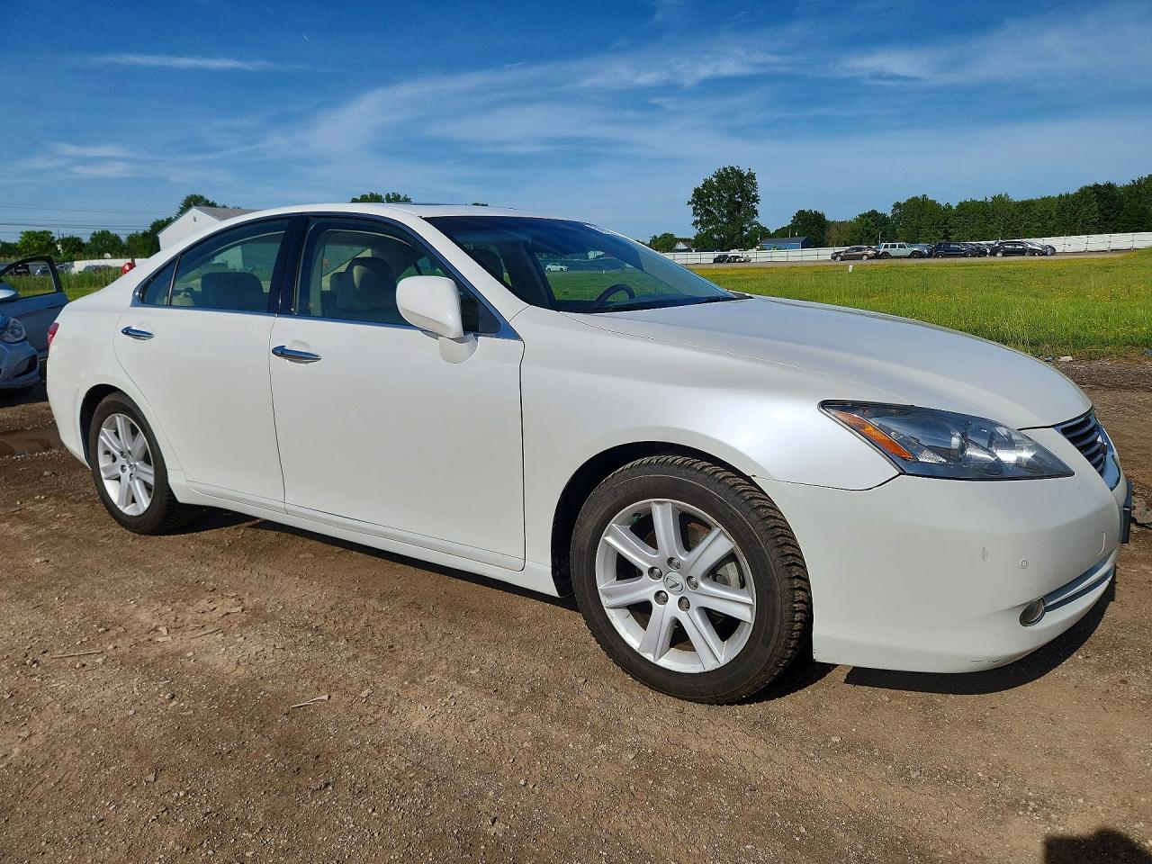 2007 Lexus Es 350 White vin: JTHBJ46GX72078042