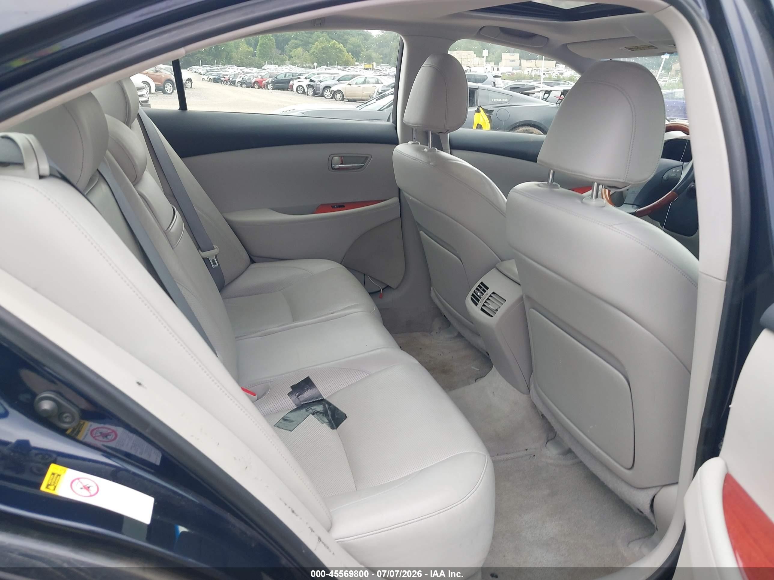 2007 Lexus Es 350   Dark Blue vin: JTHBJ46GX72079269