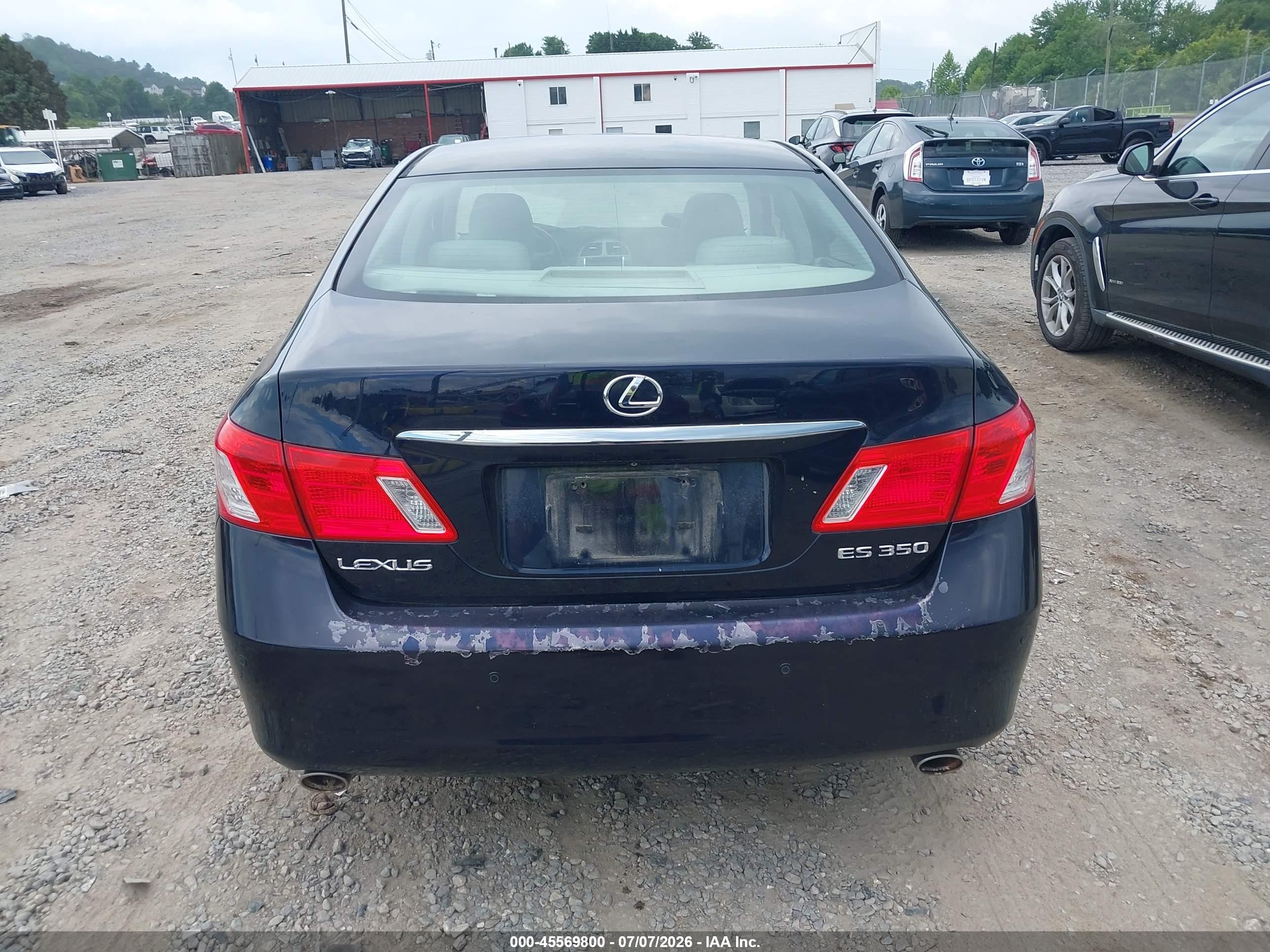 2007 Lexus Es 350   Dark Blue vin: JTHBJ46GX72079269