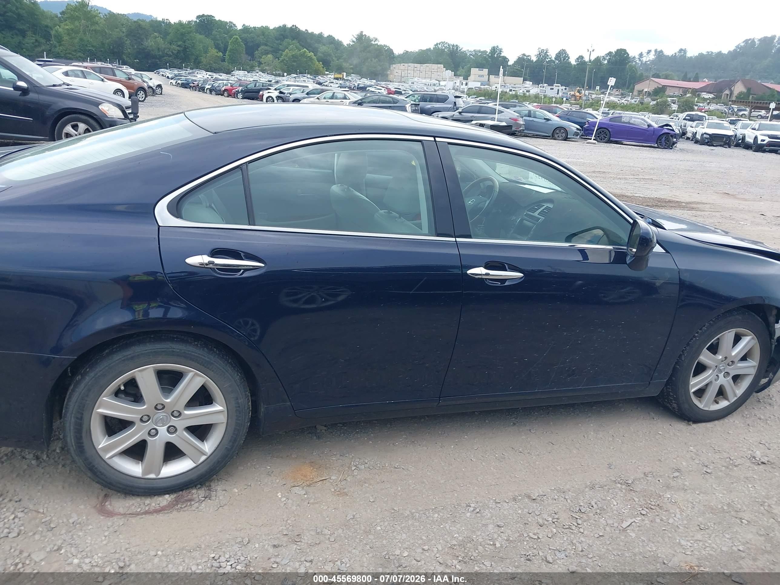 2007 Lexus Es 350   Dark Blue vin: JTHBJ46GX72079269