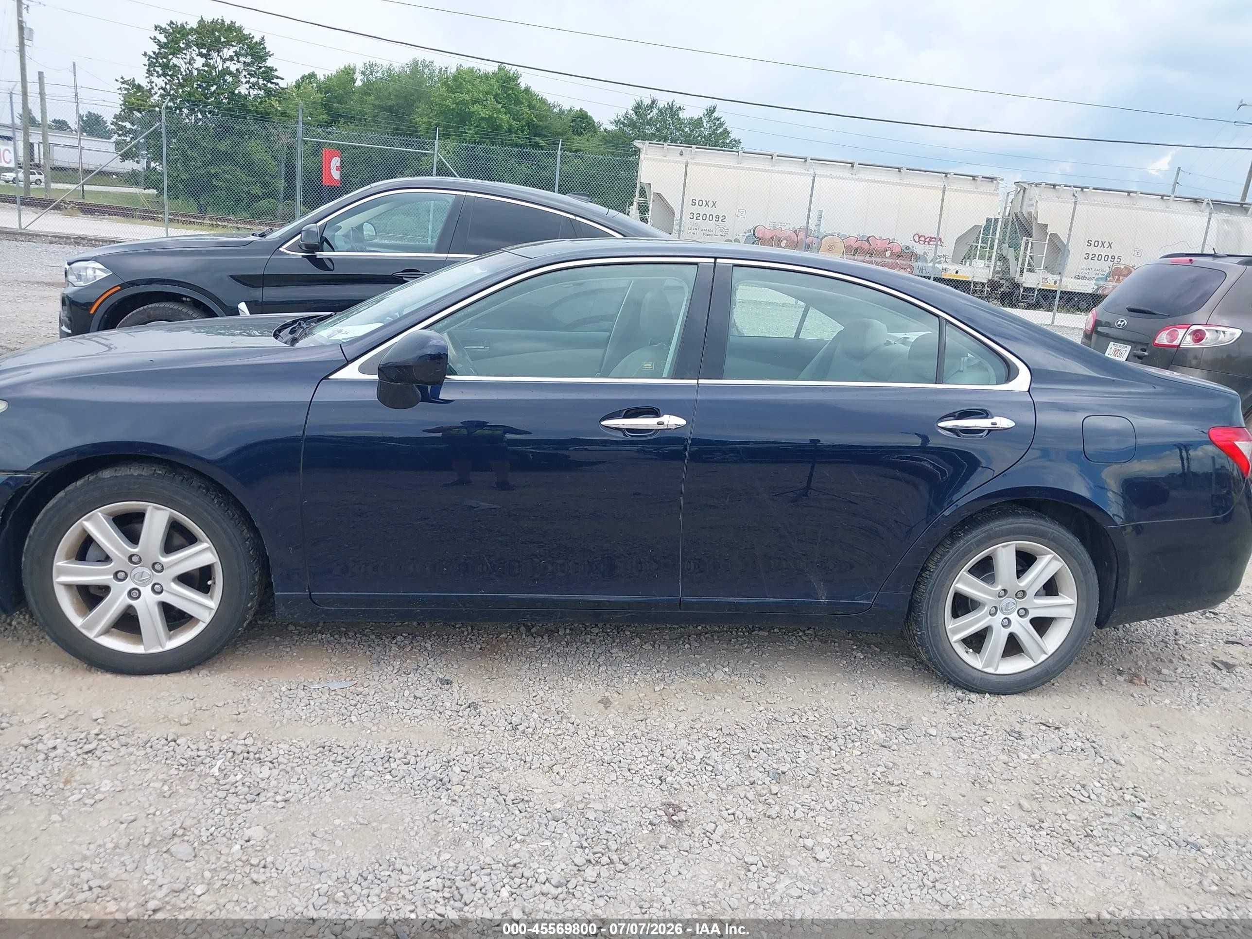 2007 Lexus Es 350   Dark Blue vin: JTHBJ46GX72079269