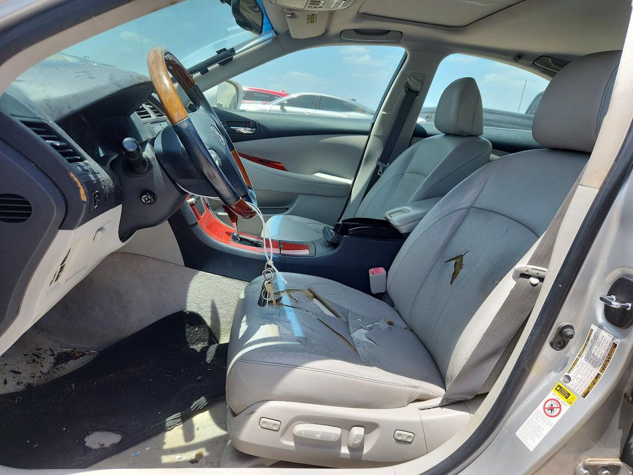 2007 Lexus Es 350 Silver vin: JTHBJ46GX72082902