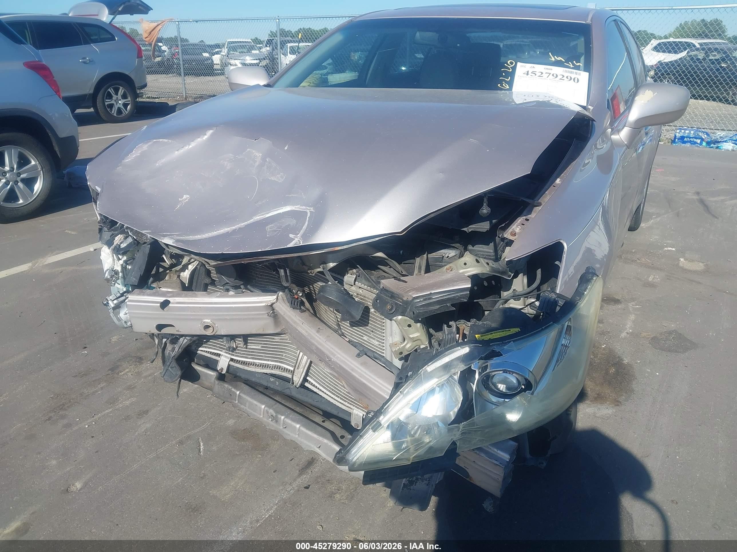 2007 Lexus Es 350   Champagne vin: JTHBJ46GX72093706