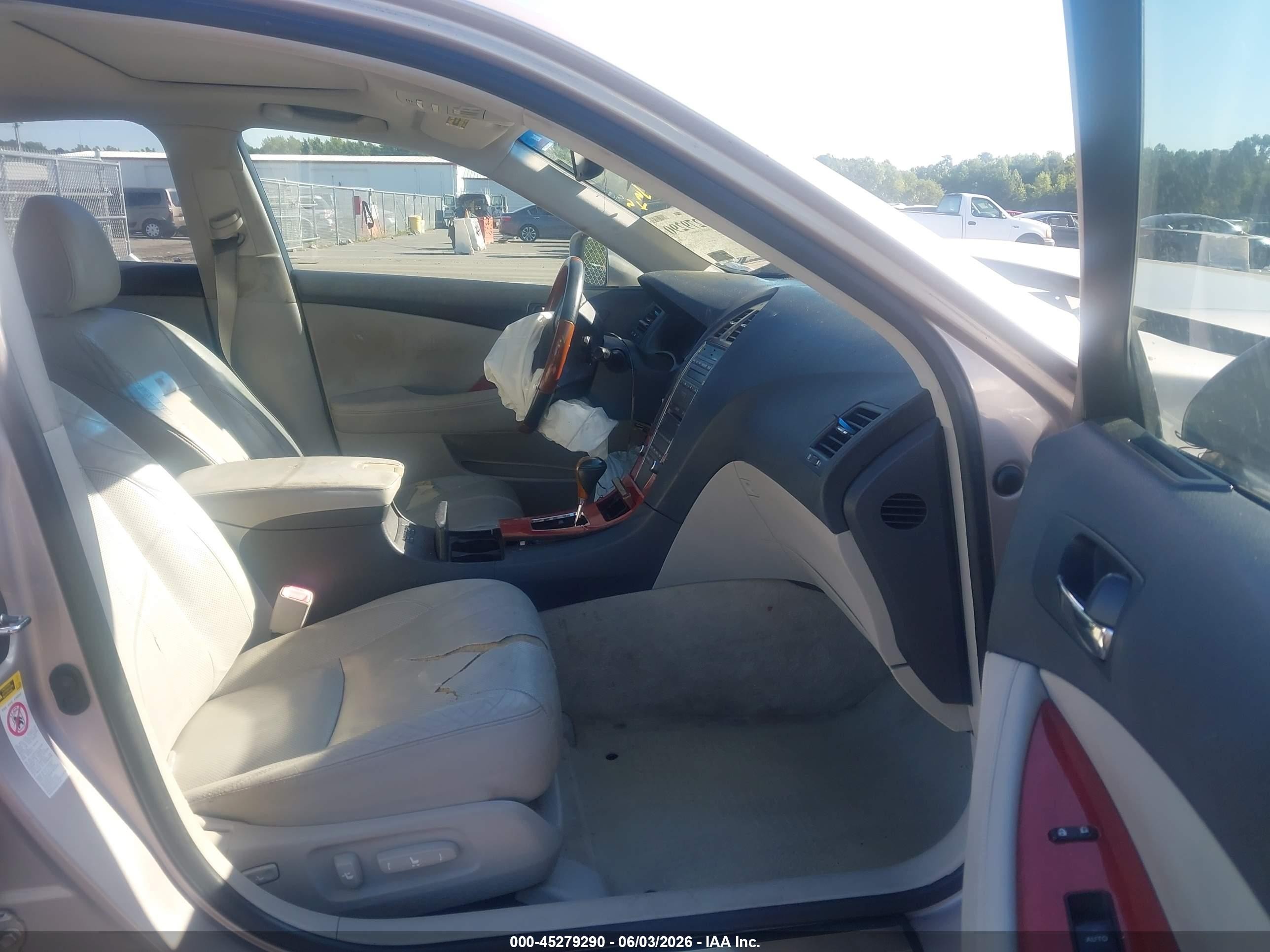 2007 Lexus Es 350   Champagne vin: JTHBJ46GX72093706