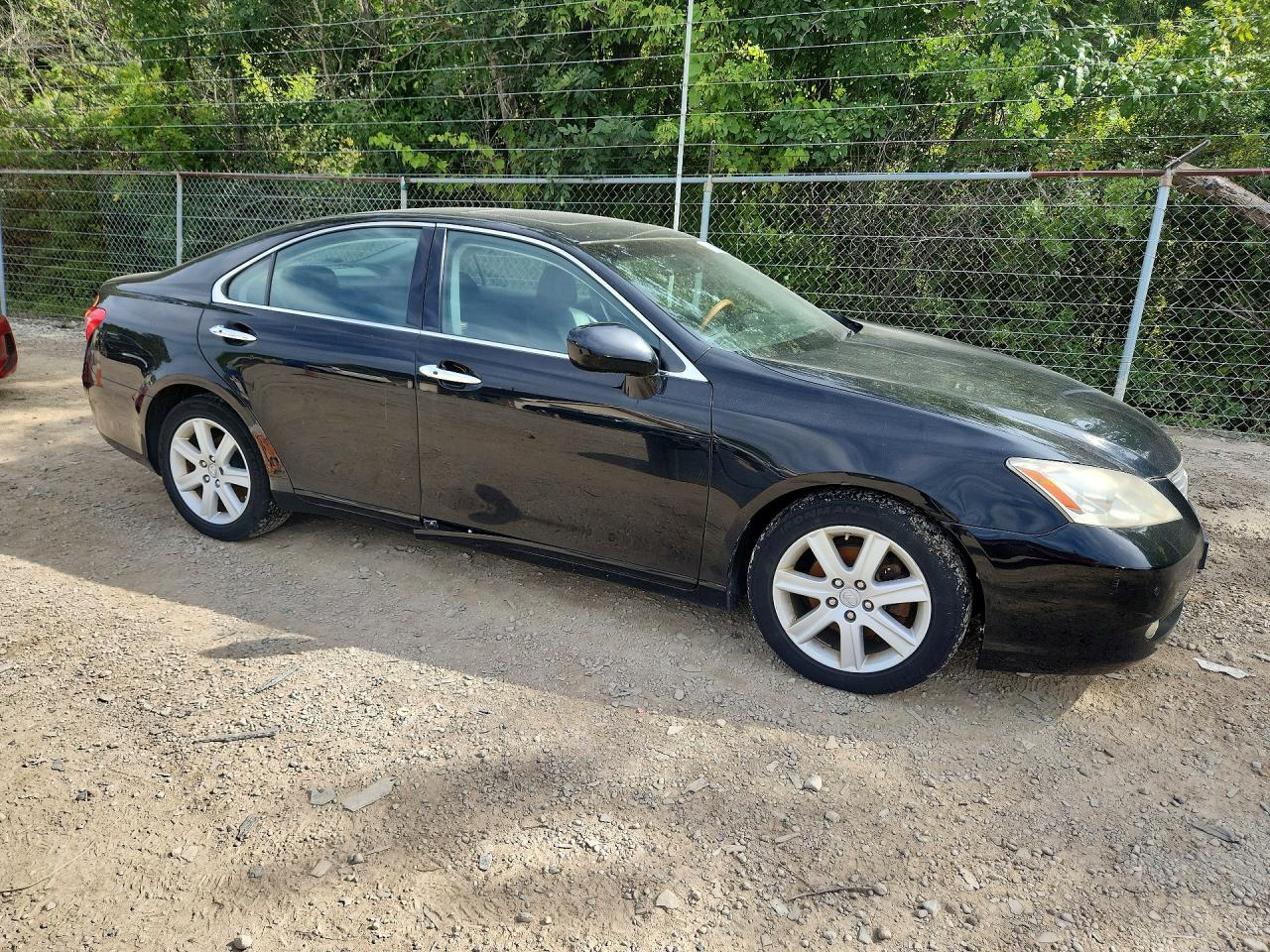 2007 Lexus Es 350 Black vin: JTHBJ46GX72094032