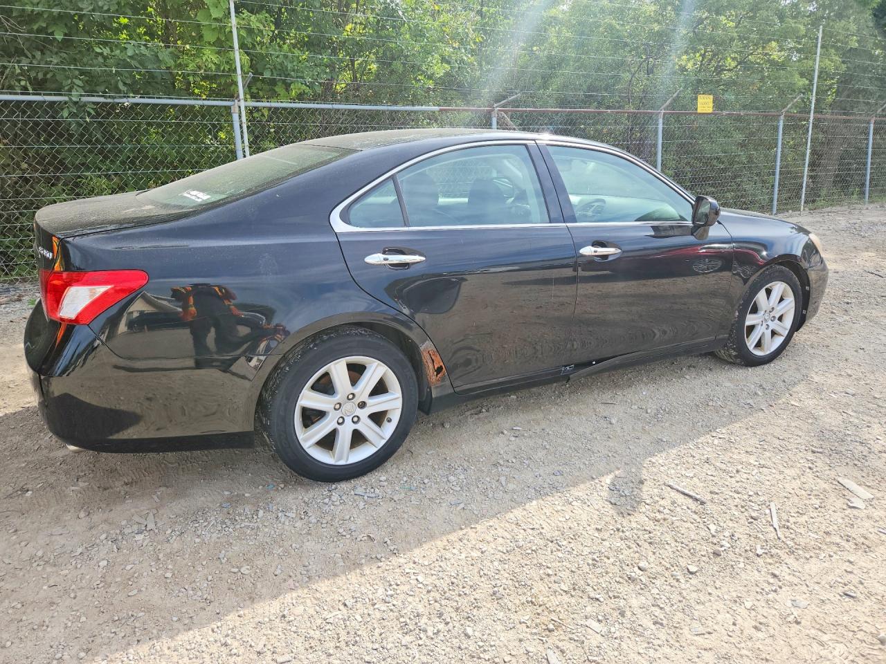 2007 Lexus Es 350 Black vin: JTHBJ46GX72094032