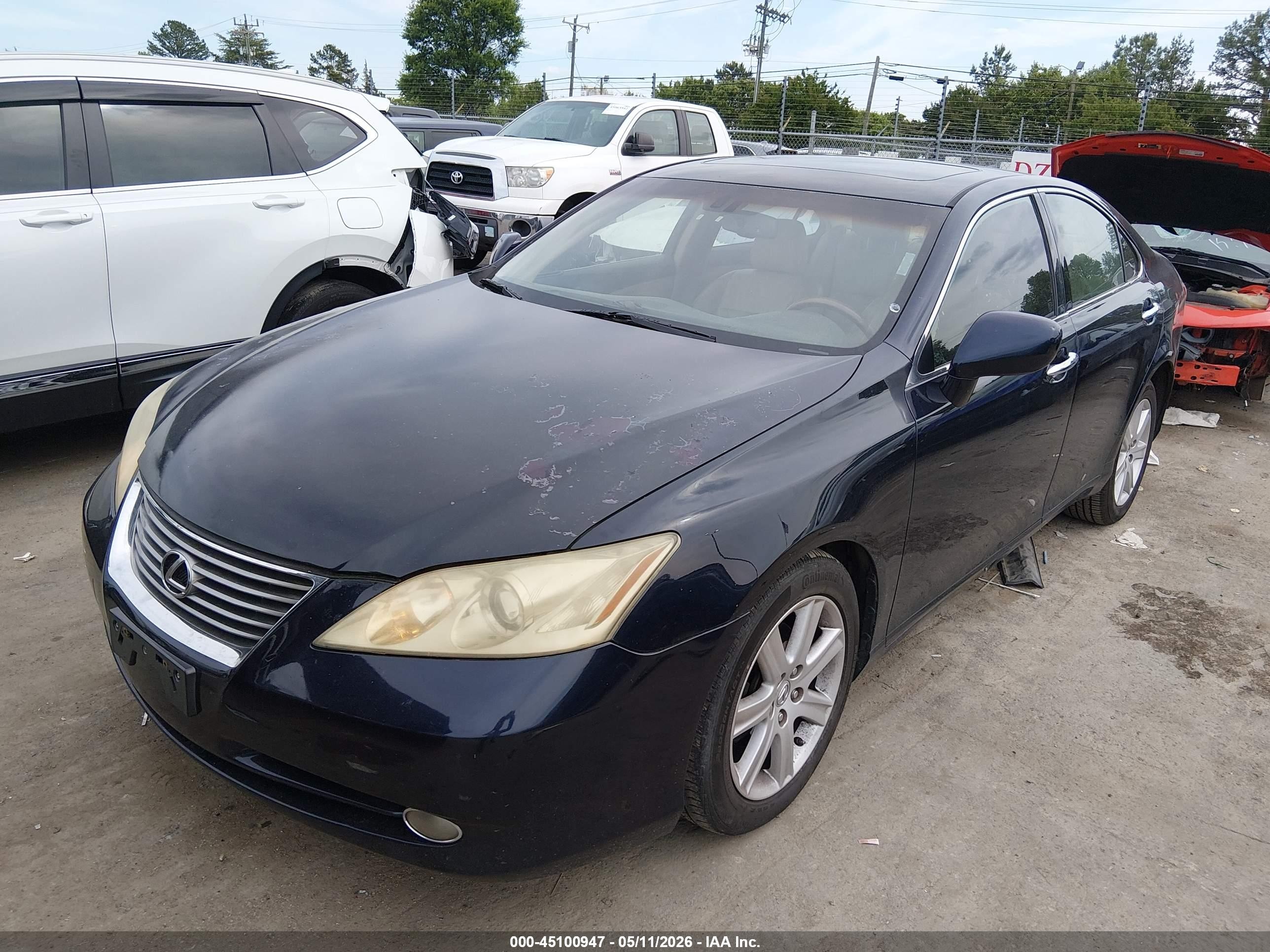 2007 Lexus Es 350   Blue vin: JTHBJ46GX72097626