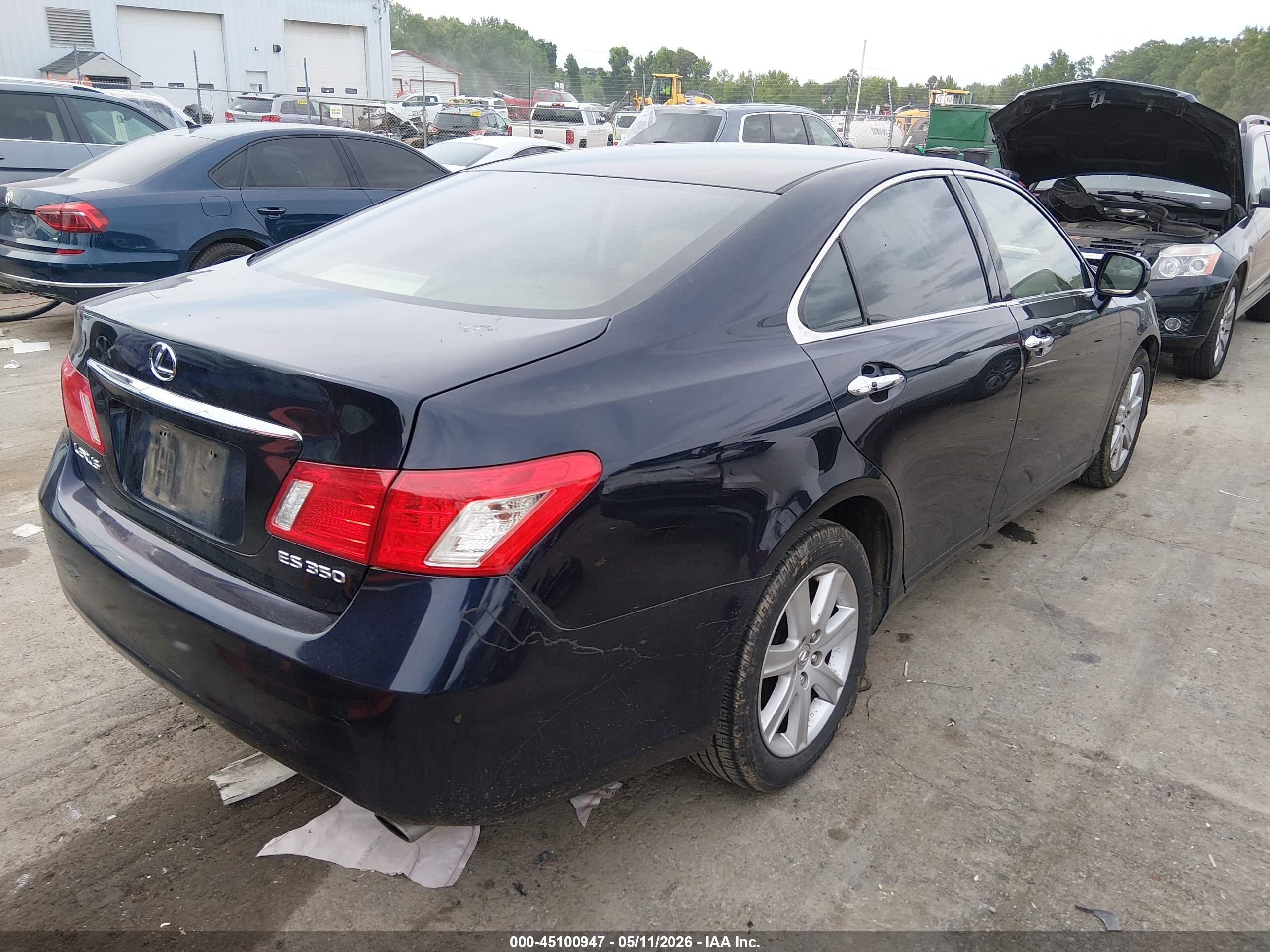 2007 Lexus Es 350   Blue vin: JTHBJ46GX72097626