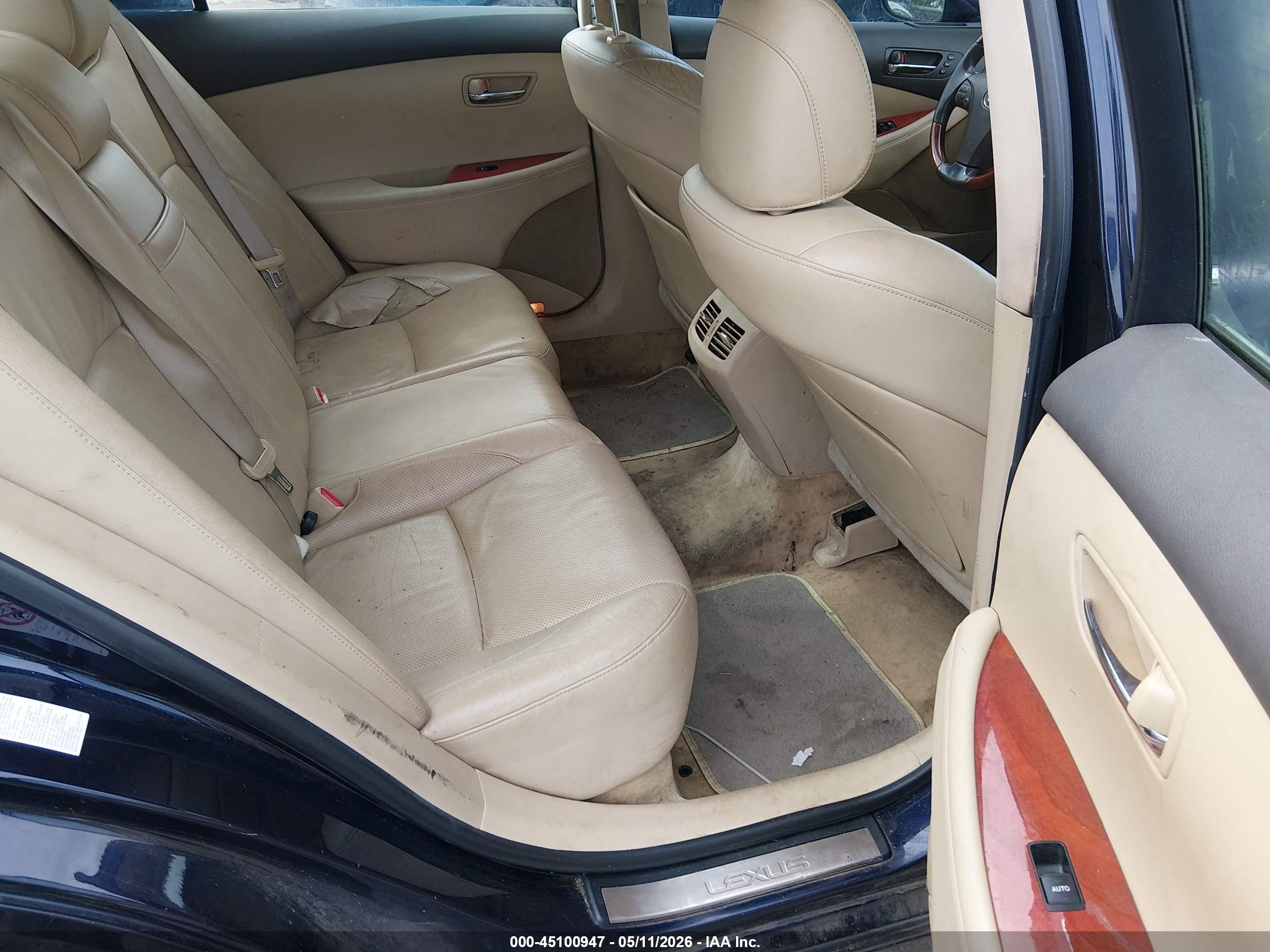 2007 Lexus Es 350   Blue vin: JTHBJ46GX72097626