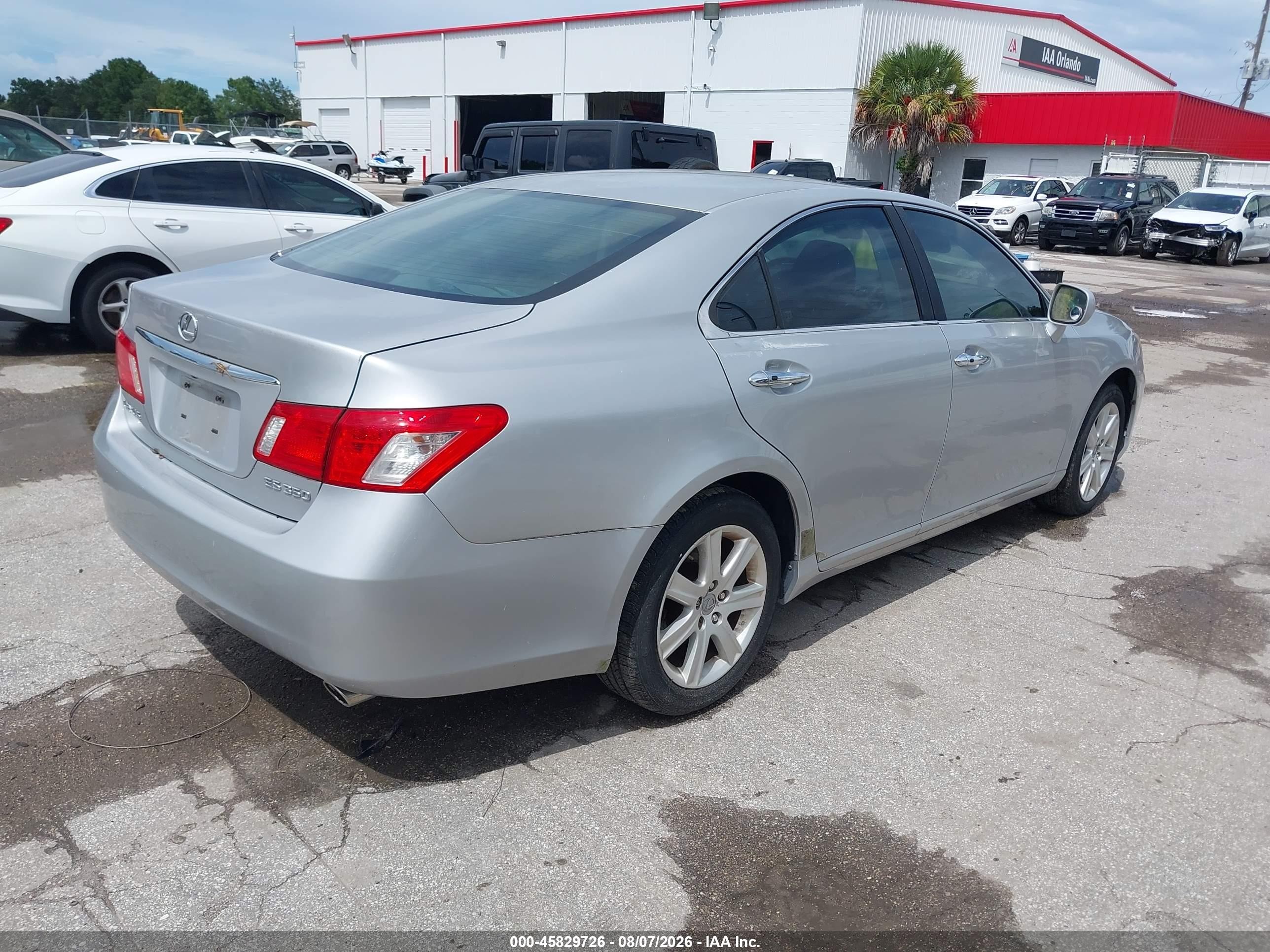 2007 Lexus Es 350   Silver vin: JTHBJ46GX72101464