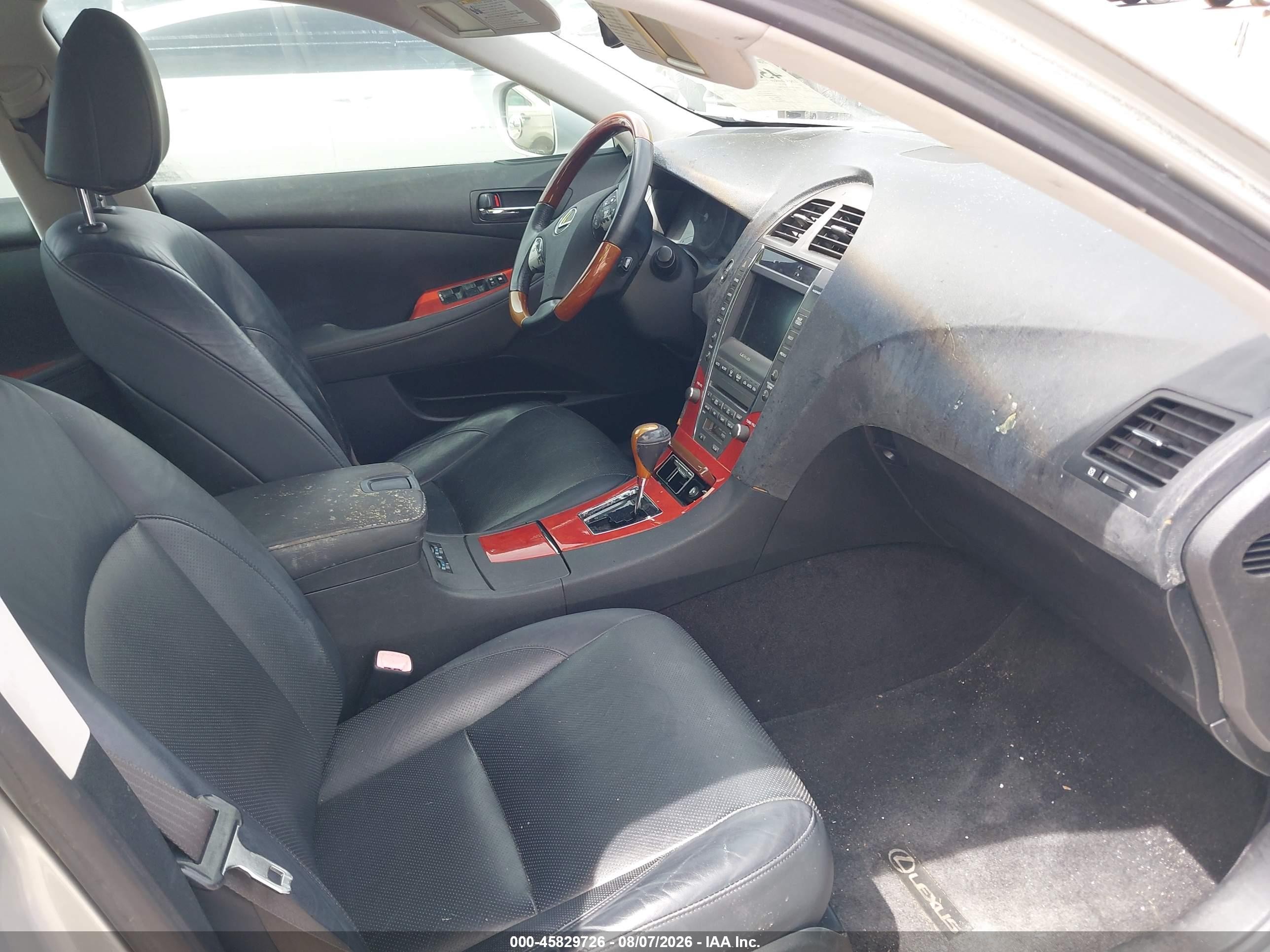2007 Lexus Es 350   Silver vin: JTHBJ46GX72101464