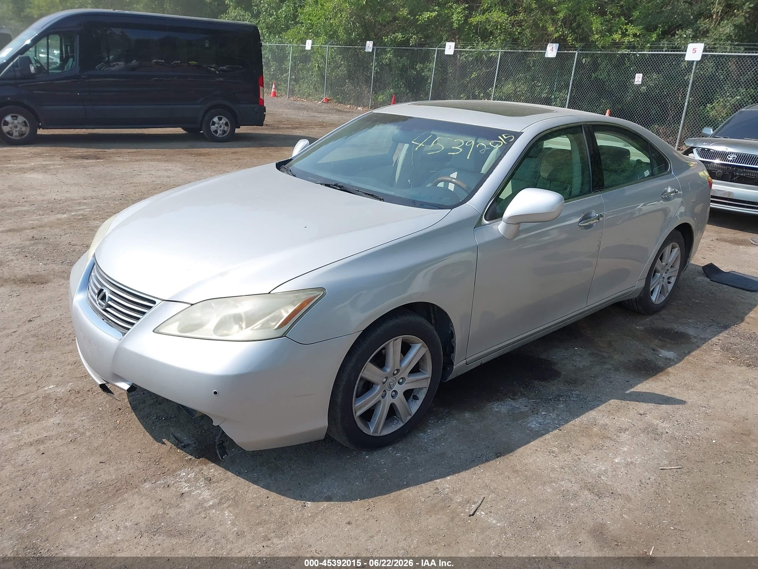 2007 Lexus Es 350 Серебряный vin: JTHBJ46GX72104462