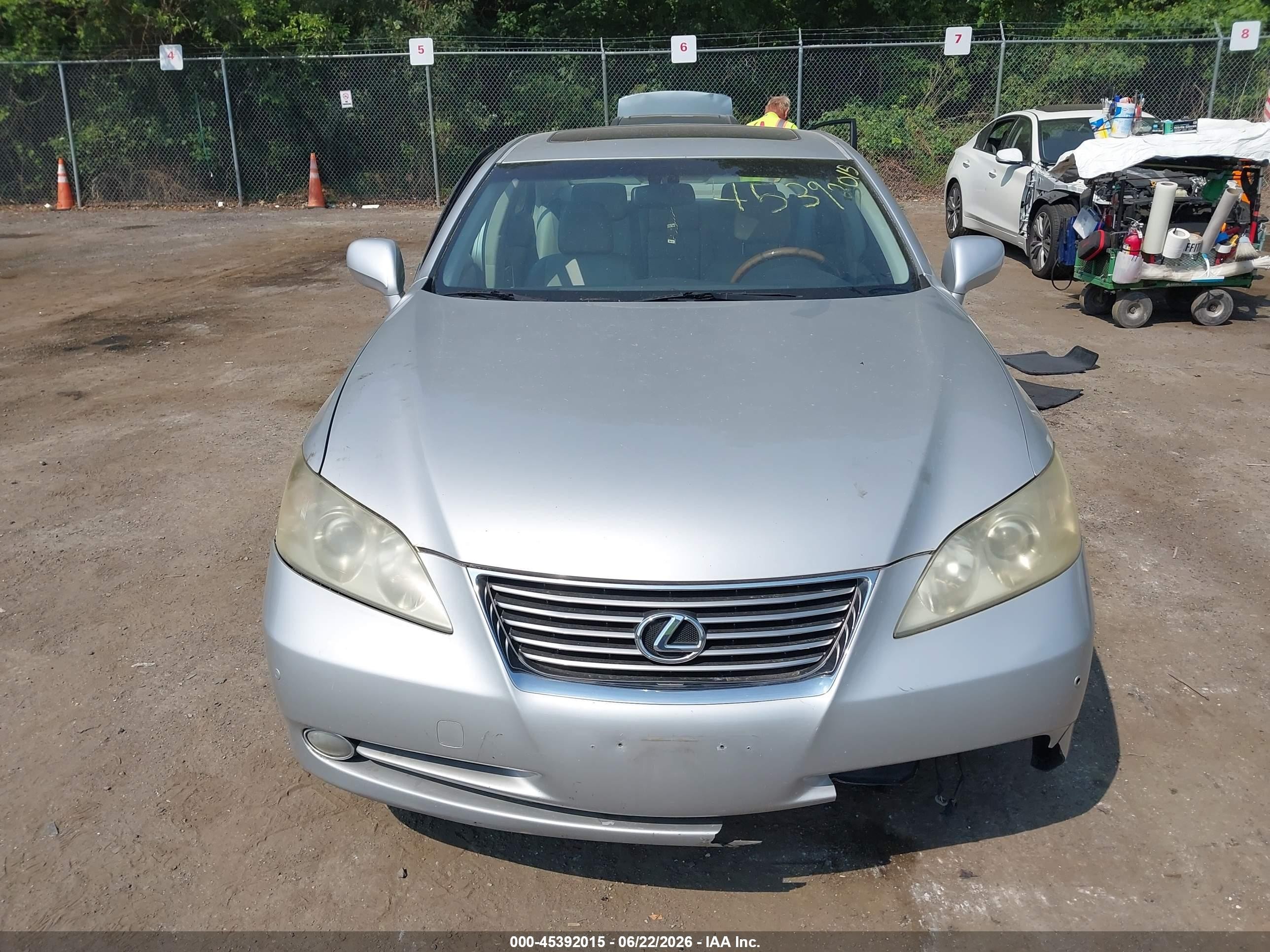 2007 Lexus Es 350 Серебряный vin: JTHBJ46GX72104462