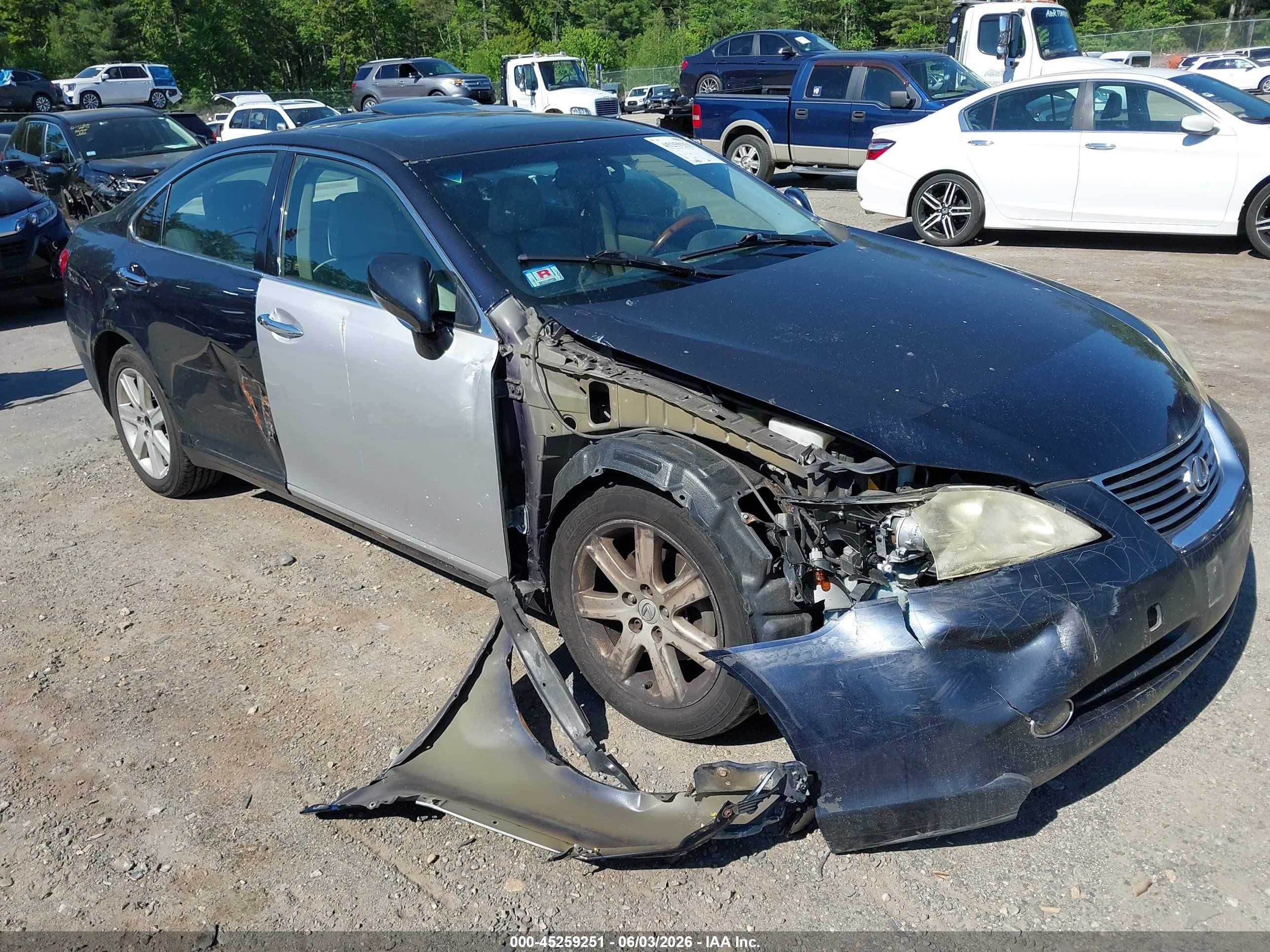 2007 Lexus Es 350   Black vin: JTHBJ46GX72109502