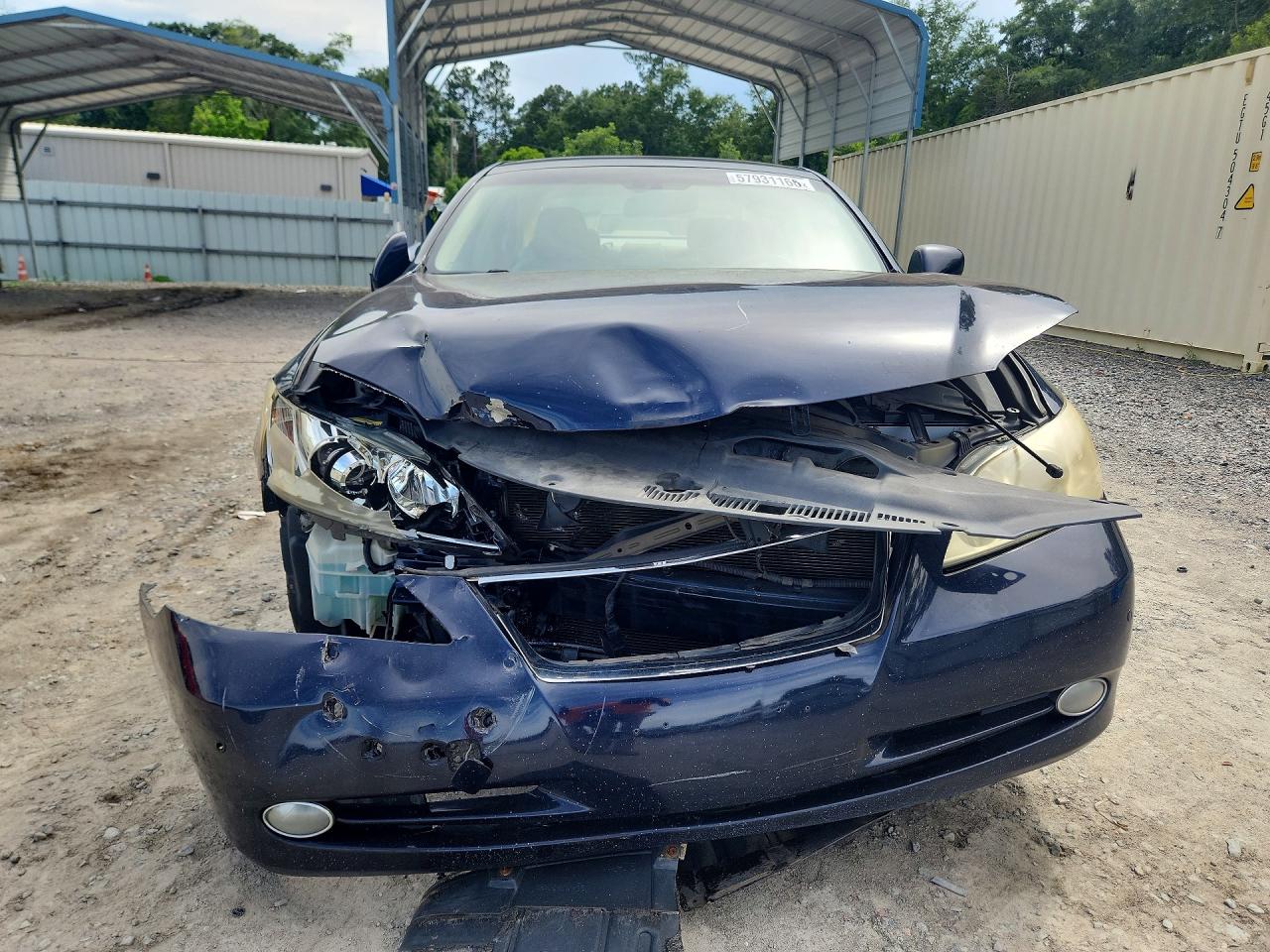 2007 Lexus Es 350 Blue vin: JTHBJ46GX72110035