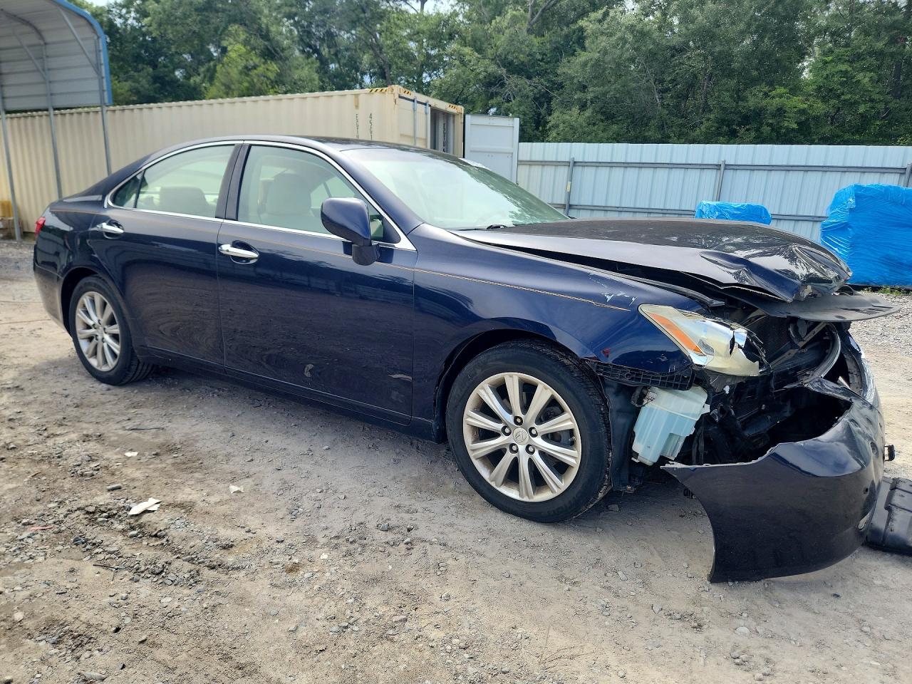 2007 Lexus Es 350 Blue vin: JTHBJ46GX72110035