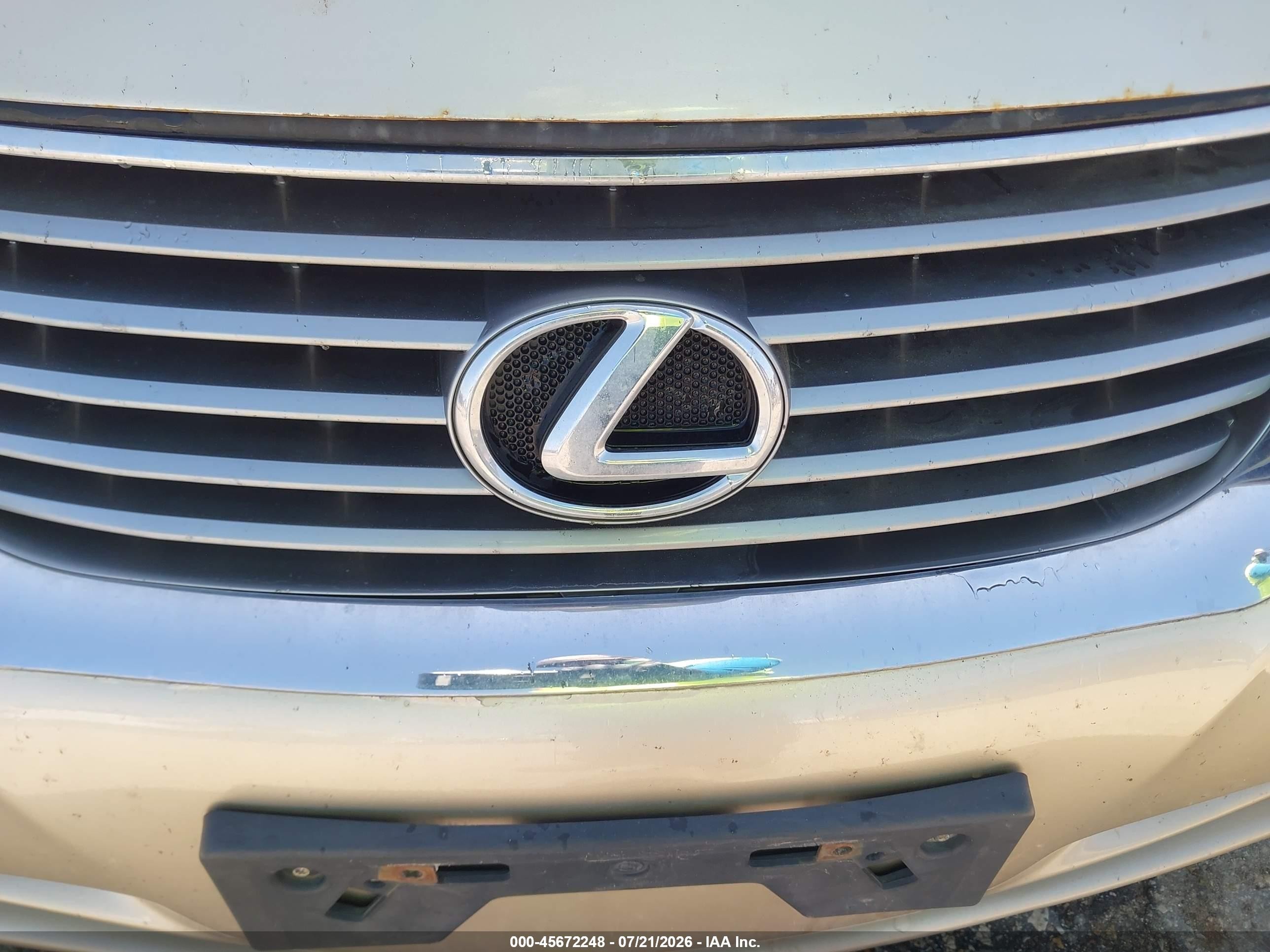 2007 Lexus Es 350   Gold vin: JTHBJ46GX72111945