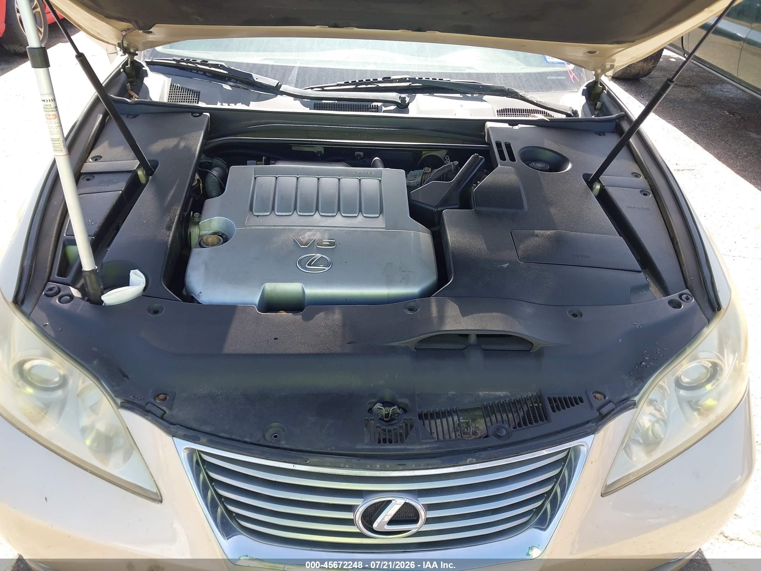 2007 Lexus Es 350   Gold vin: JTHBJ46GX72111945