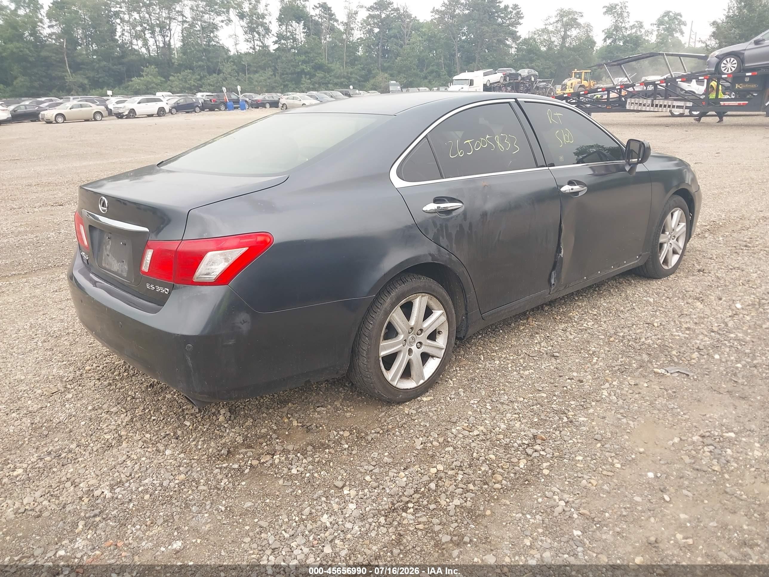 2007 Lexus Es 350   Gray vin: JTHBJ46GX72120838