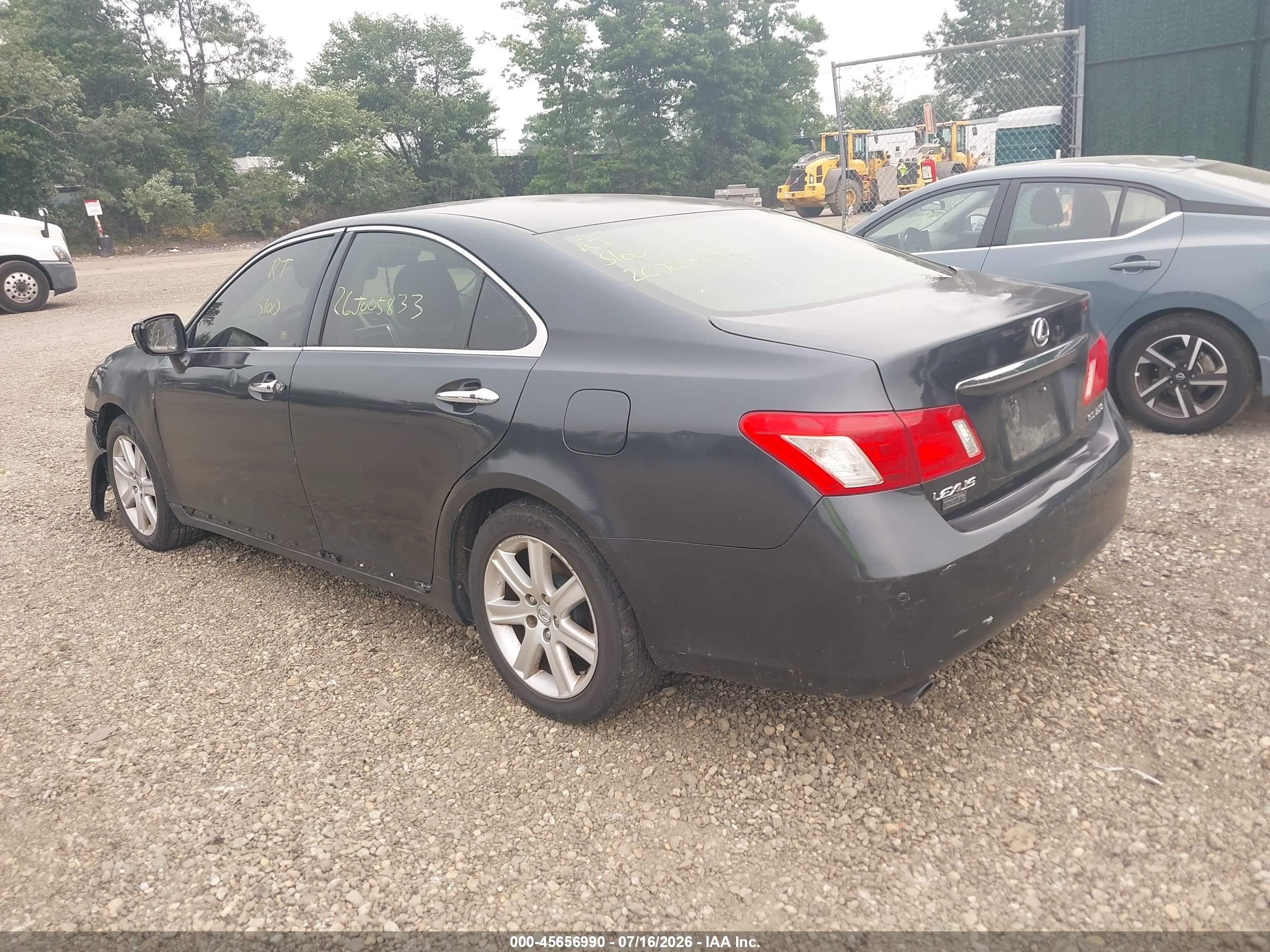 2007 Lexus Es 350   Gray vin: JTHBJ46GX72120838