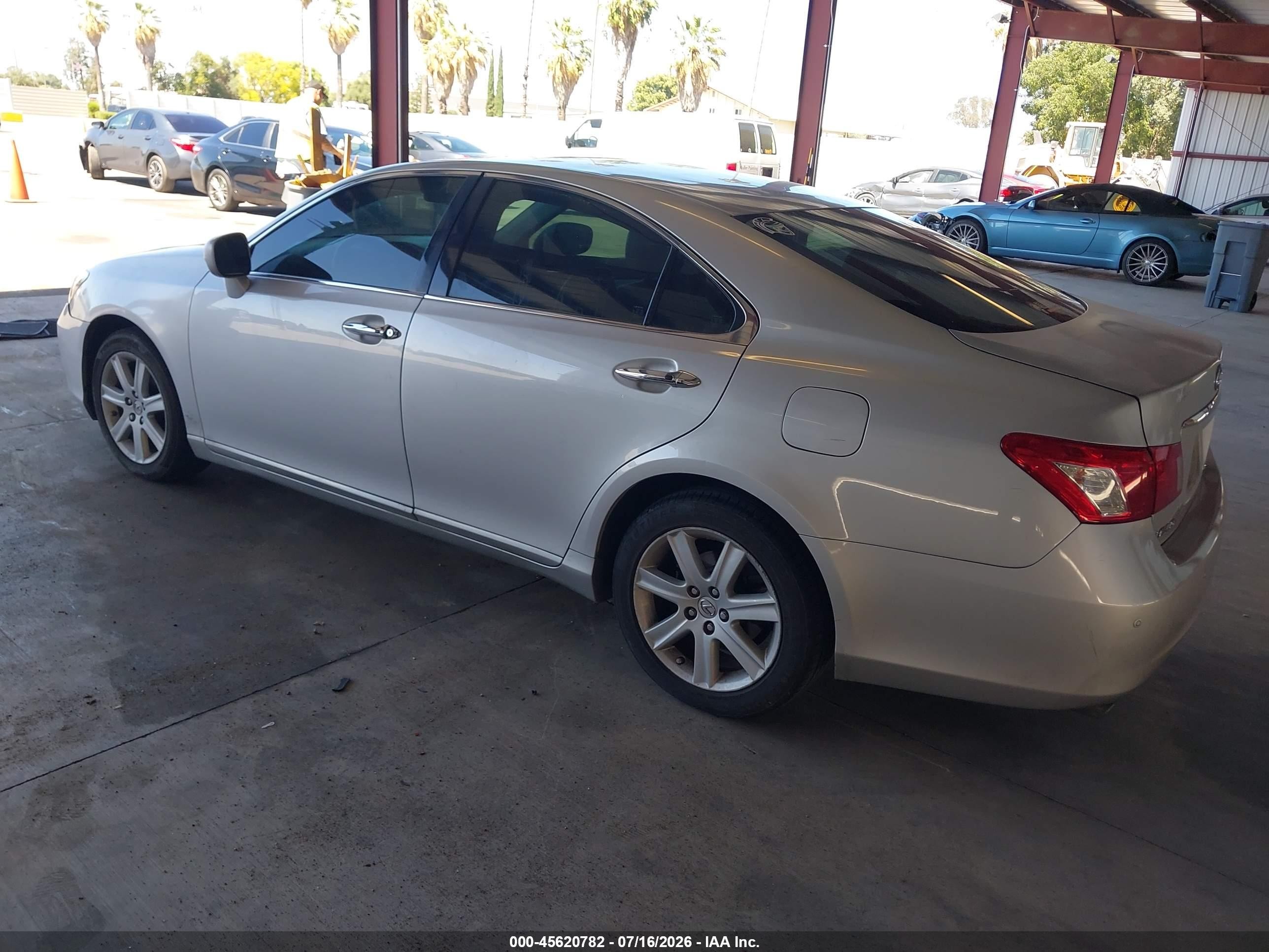 2007 Lexus Es 350   Silver vin: JTHBJ46GX72127286