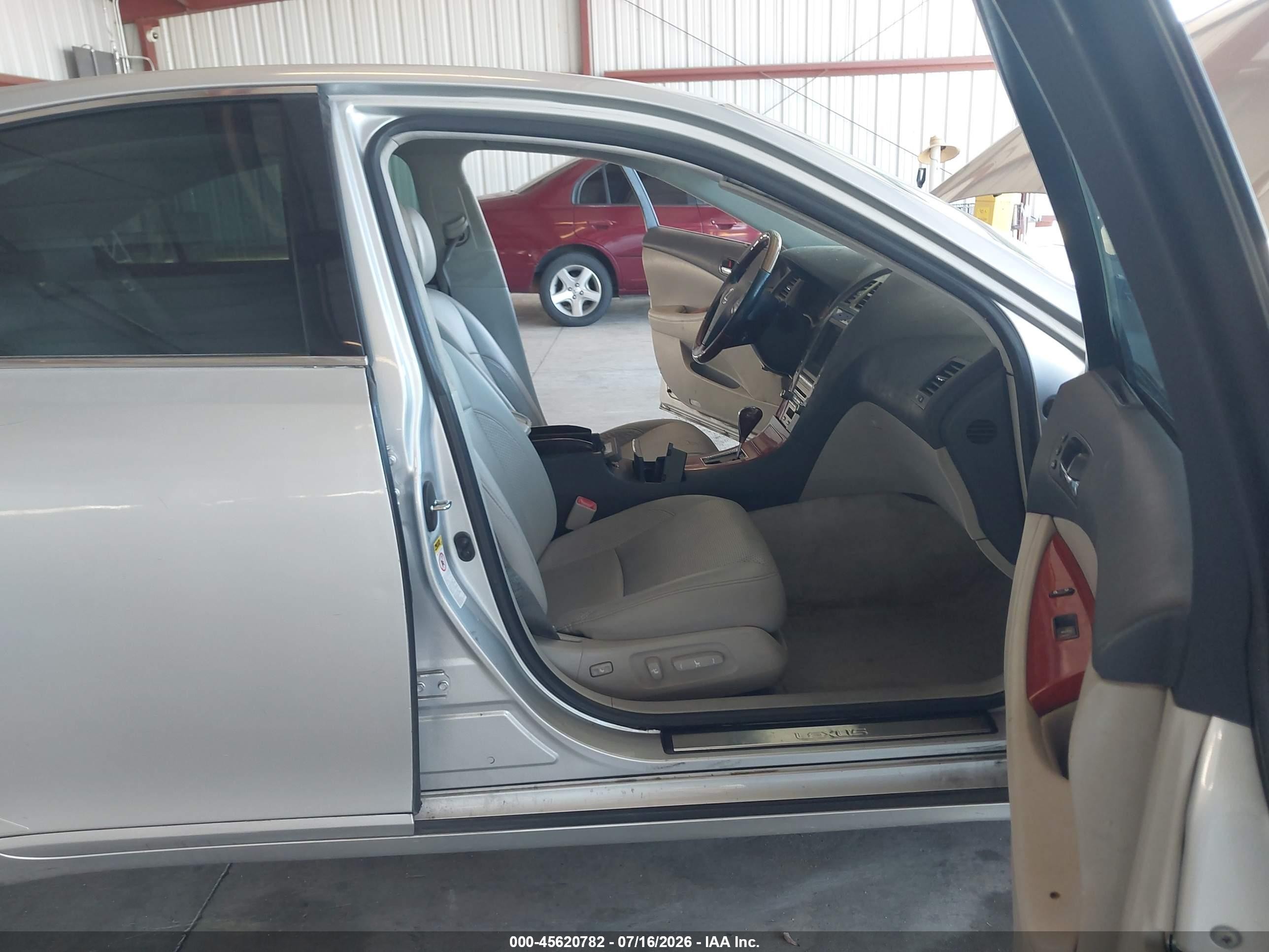 2007 Lexus Es 350   Silver vin: JTHBJ46GX72127286
