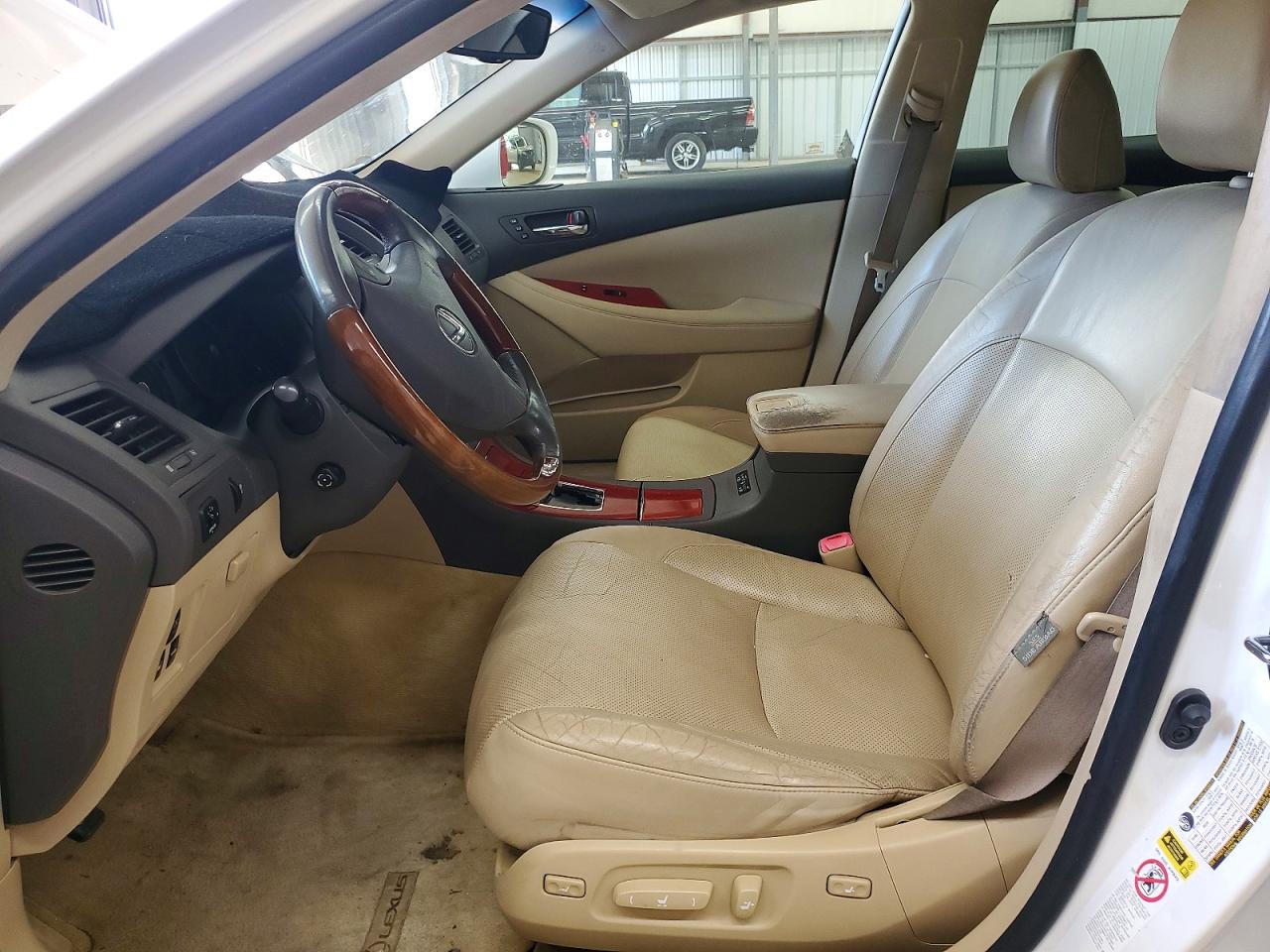 2007 Lexus Es 350 White vin: JTHBJ46GX72130852