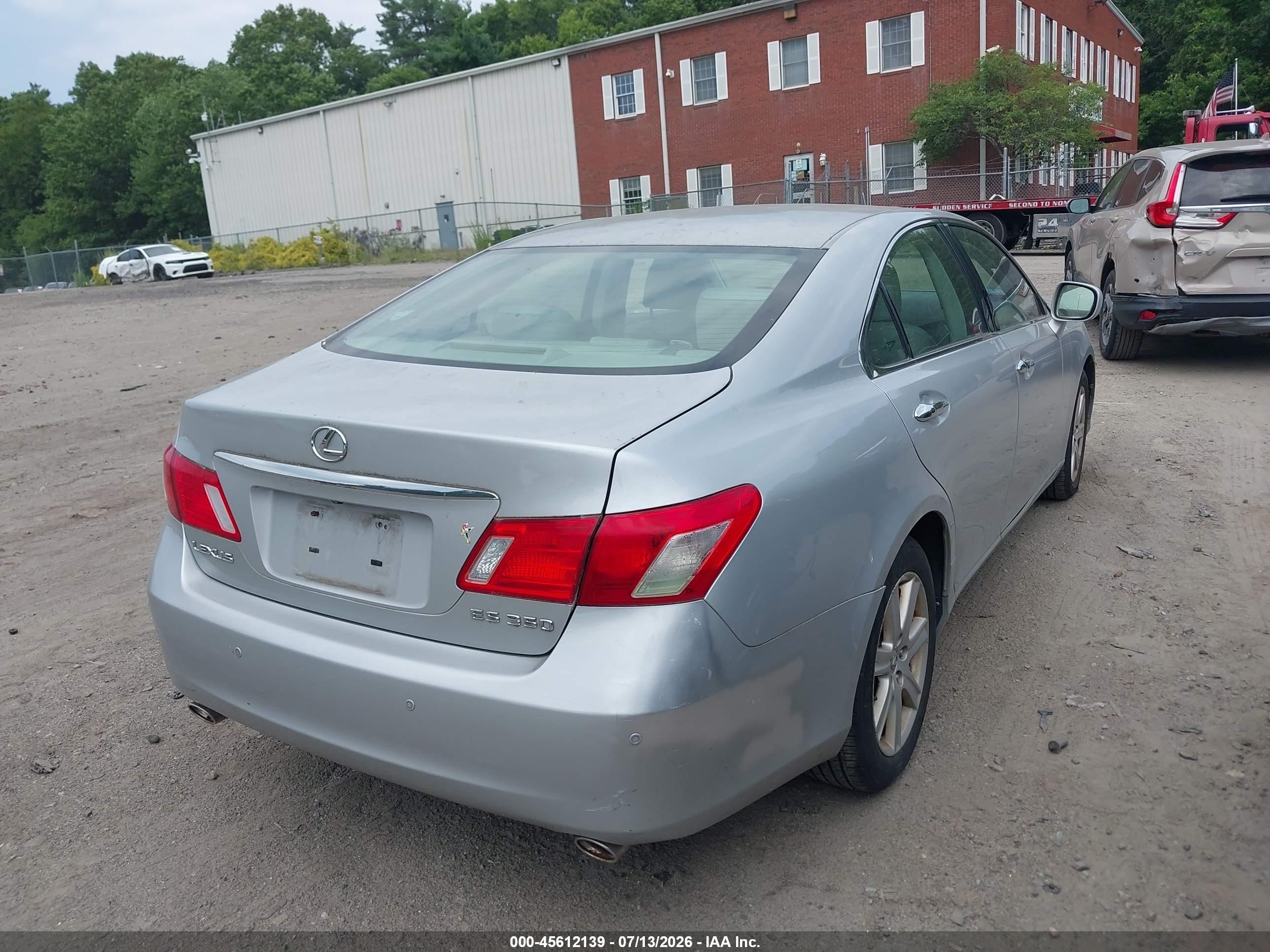 2007 Lexus Es 350   Silver vin: JTHBJ46GX72142144