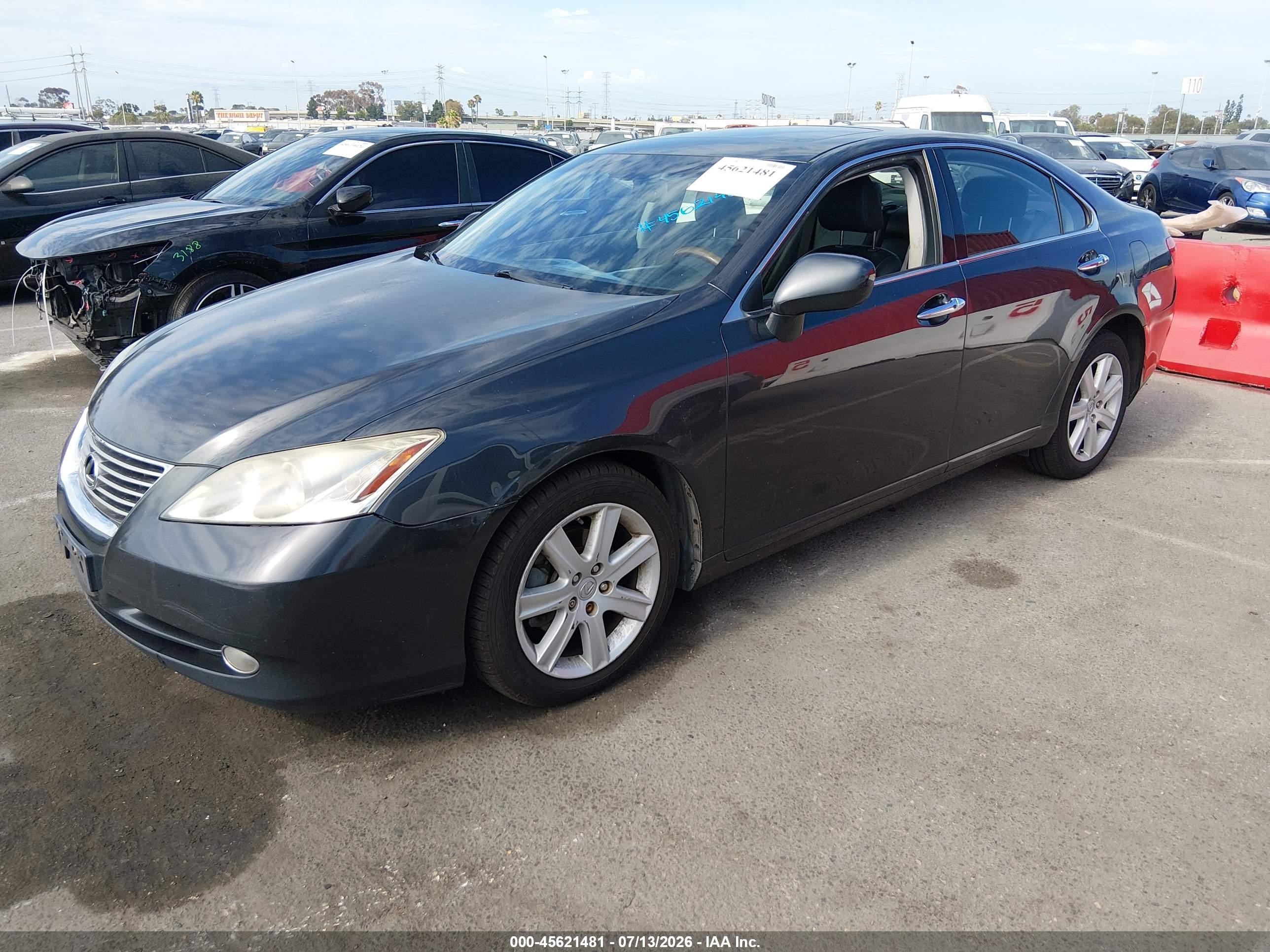 2007 Lexus Es 350   Серый vin: JTHBJ46GX72152169