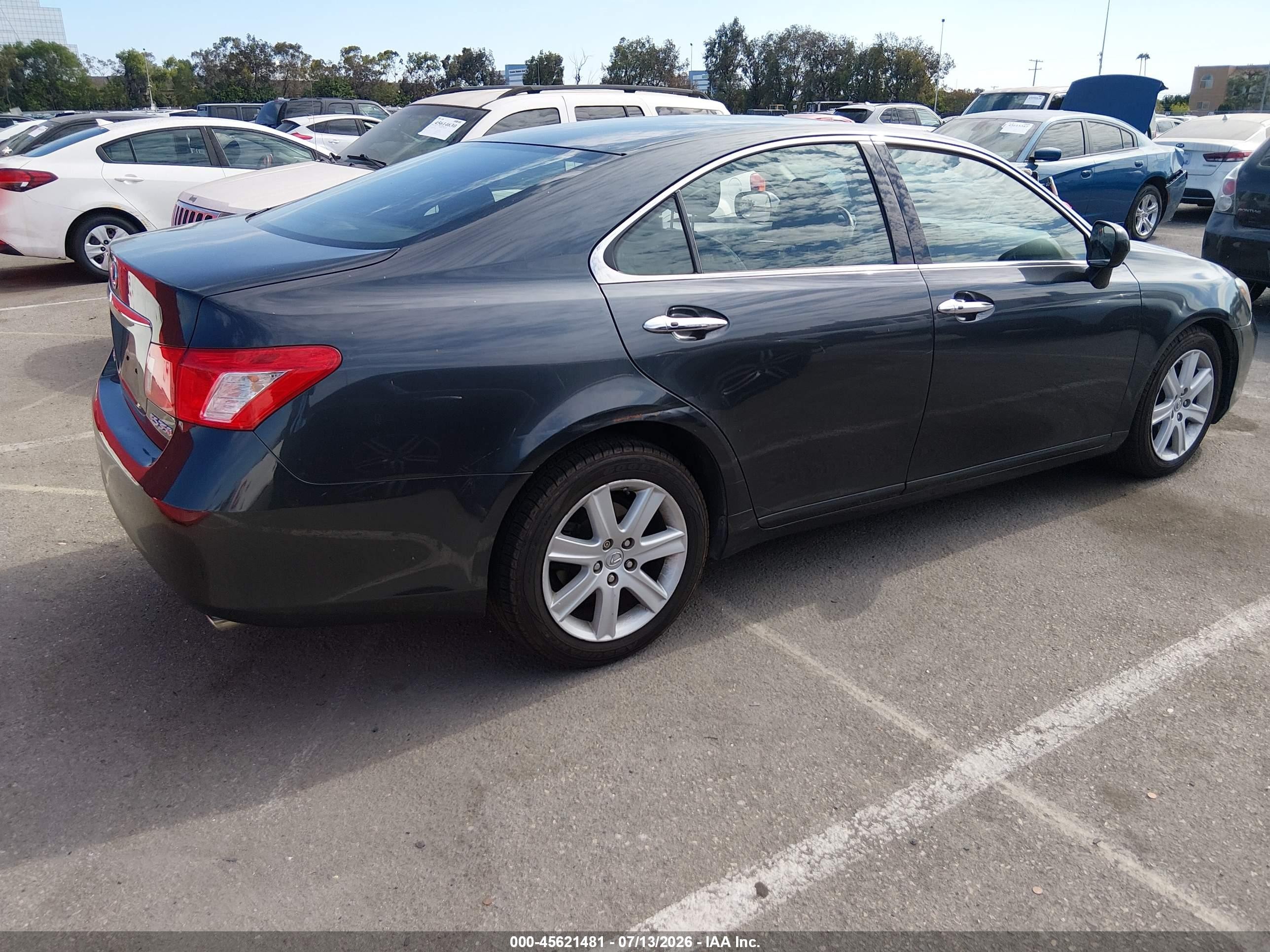 2007 Lexus Es 350   Серый vin: JTHBJ46GX72152169