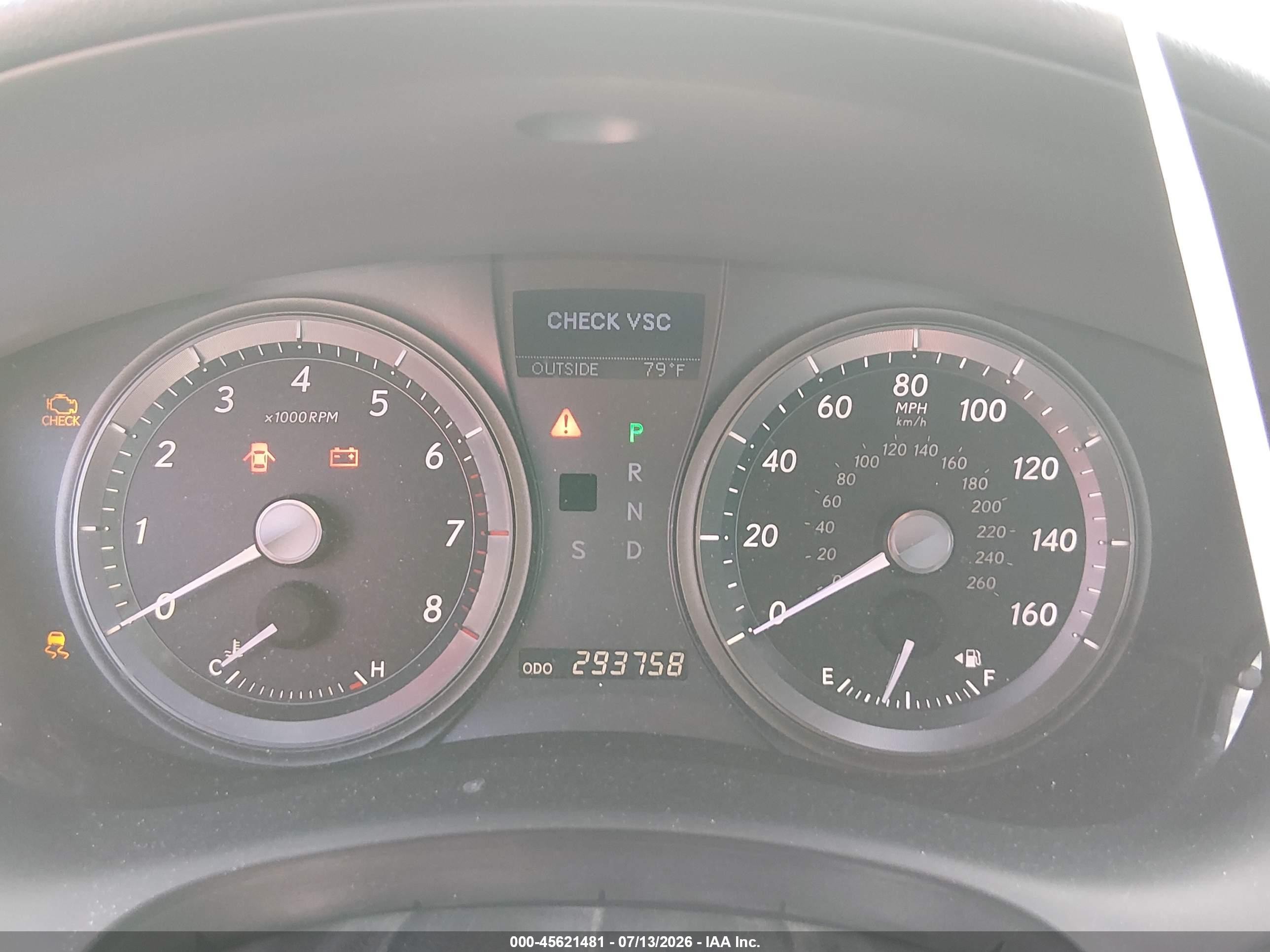 2007 Lexus Es 350   Серый vin: JTHBJ46GX72152169