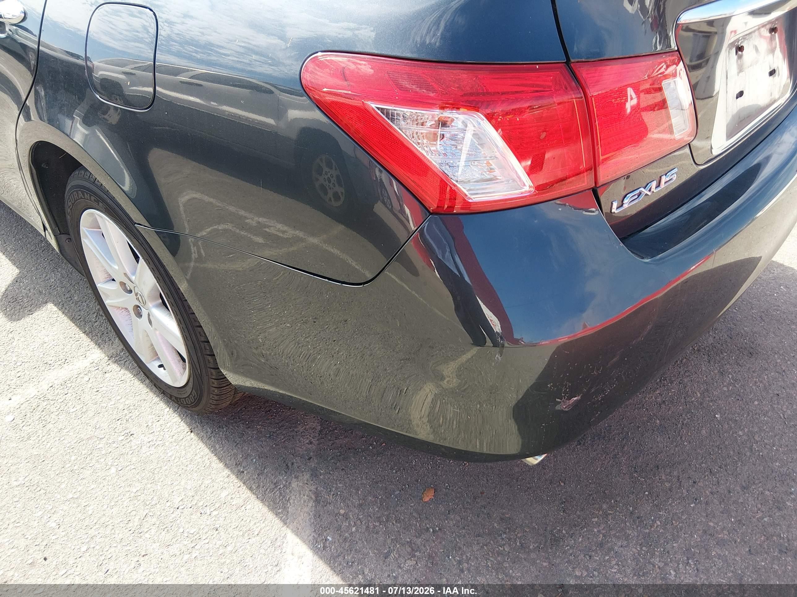 2007 Lexus Es 350   Серый vin: JTHBJ46GX72152169