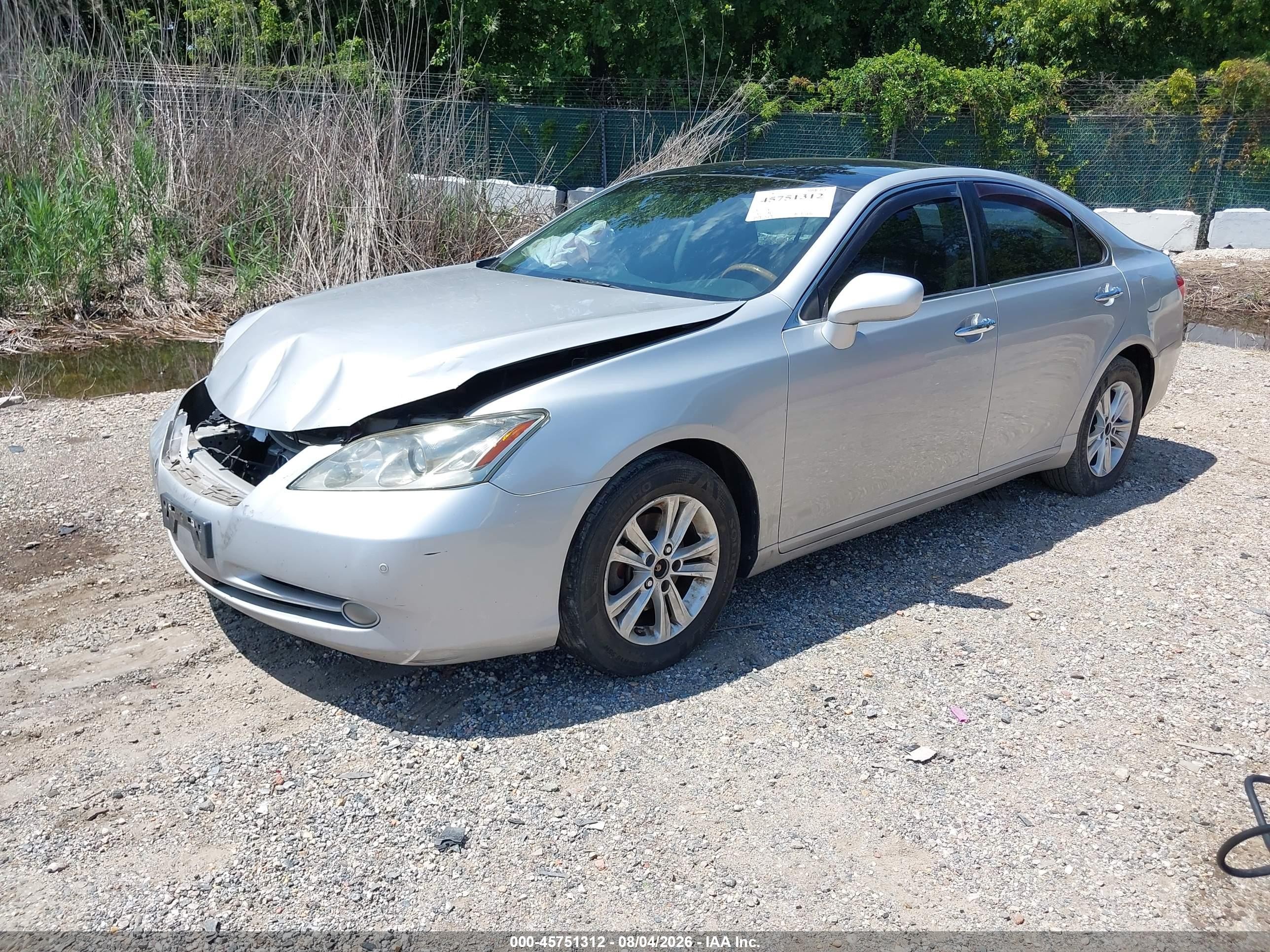 2008 Lexus Es 350   Silver vin: JTHBJ46GX82165845