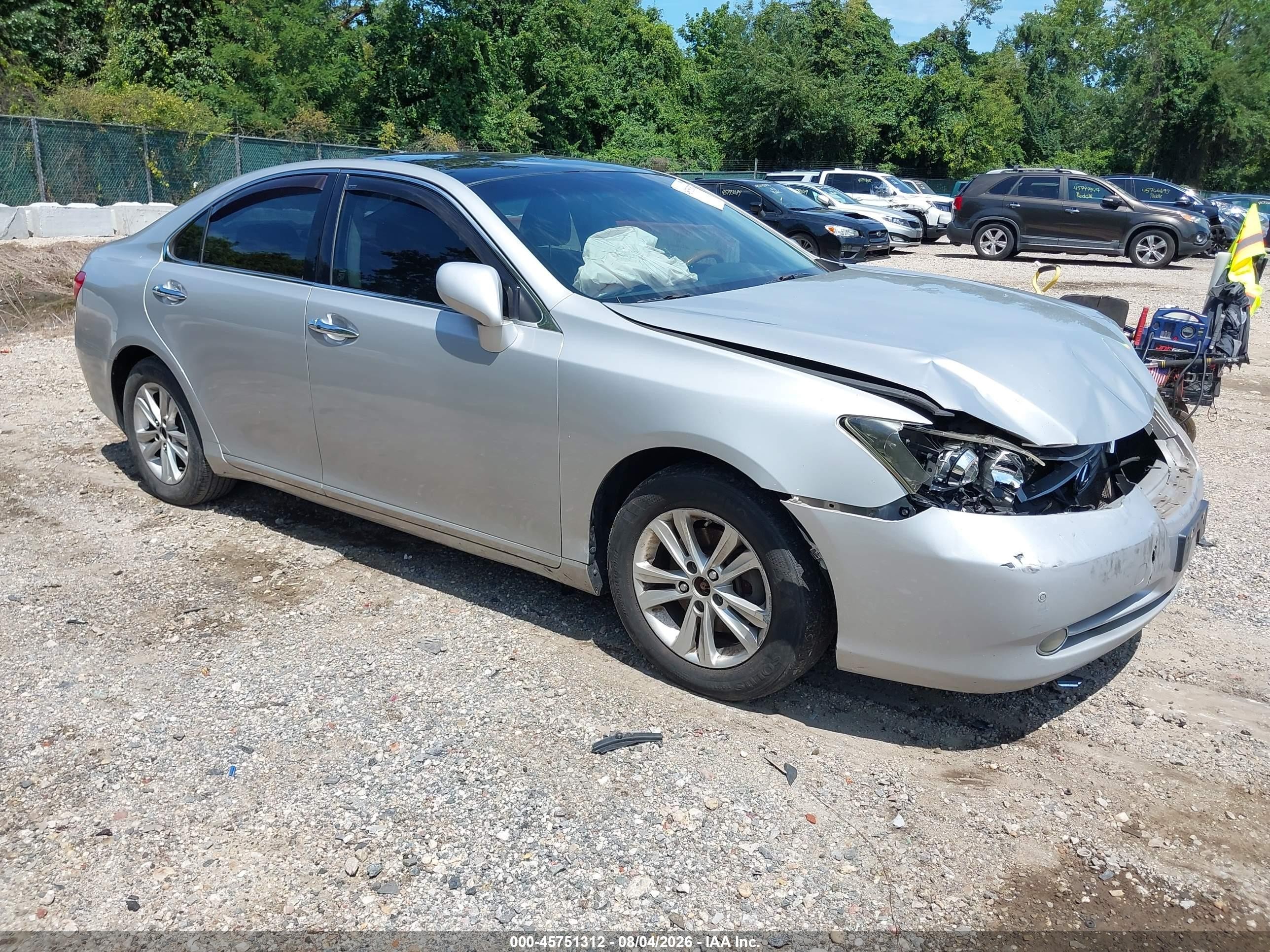 2008 Lexus Es 350   Silver vin: JTHBJ46GX82165845