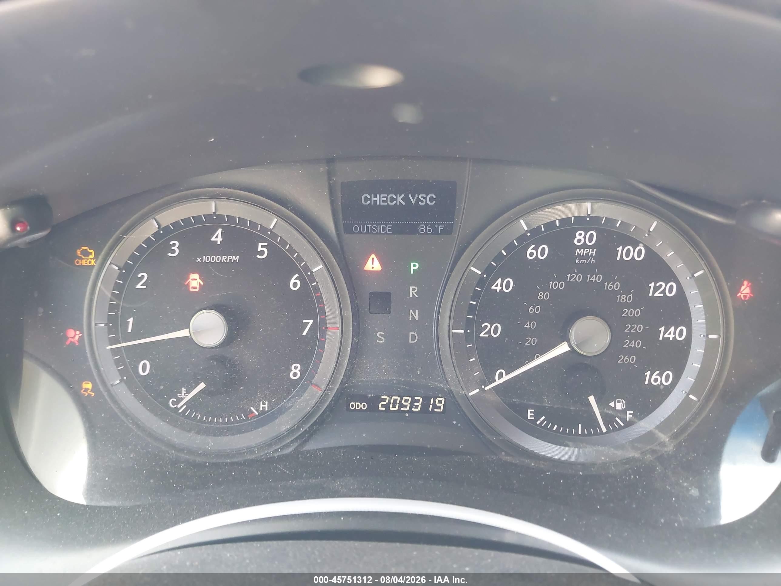 2008 Lexus Es 350   Silver vin: JTHBJ46GX82165845