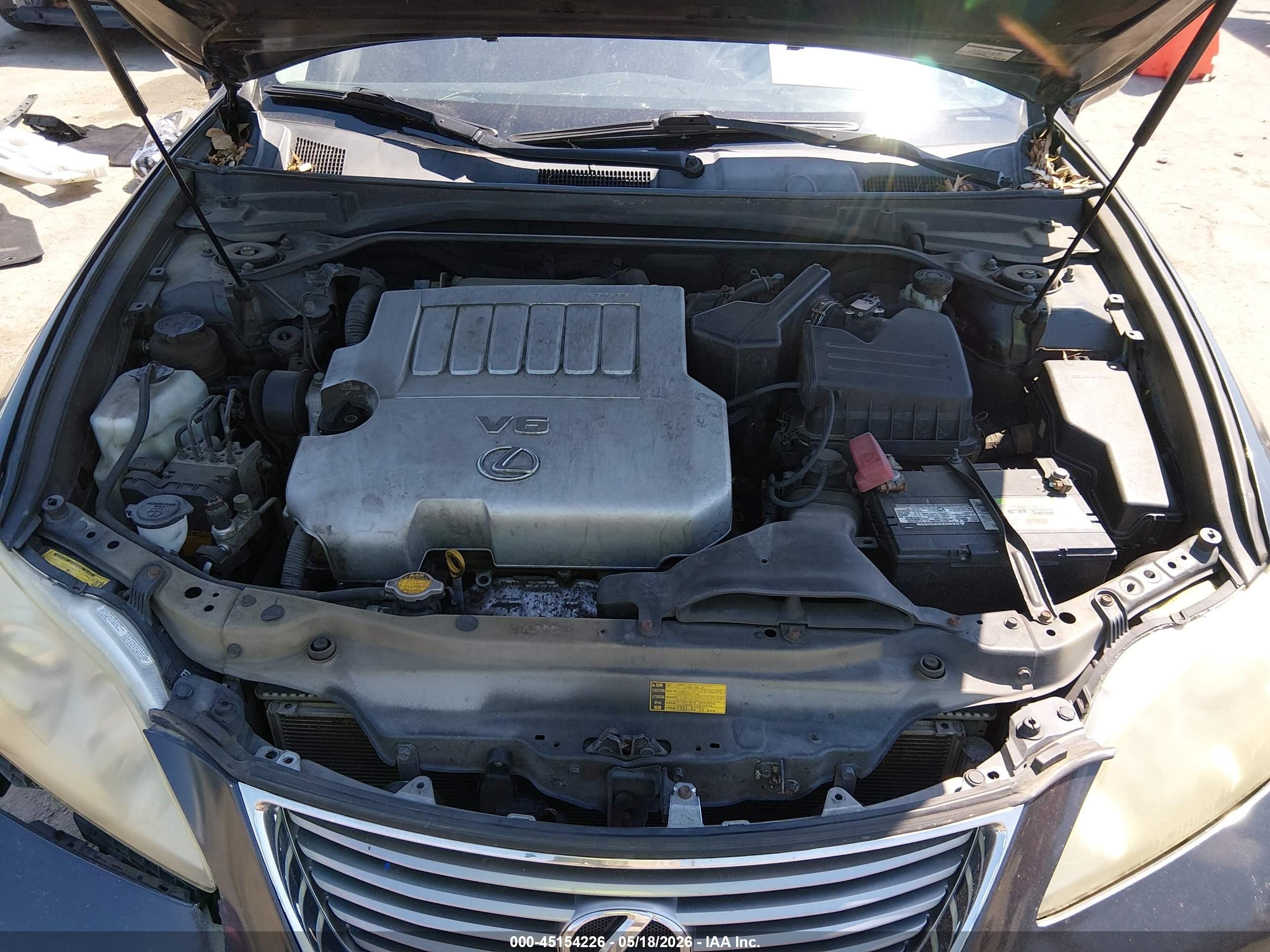 2008 Lexus Es 350   Gray vin: JTHBJ46GX82169863