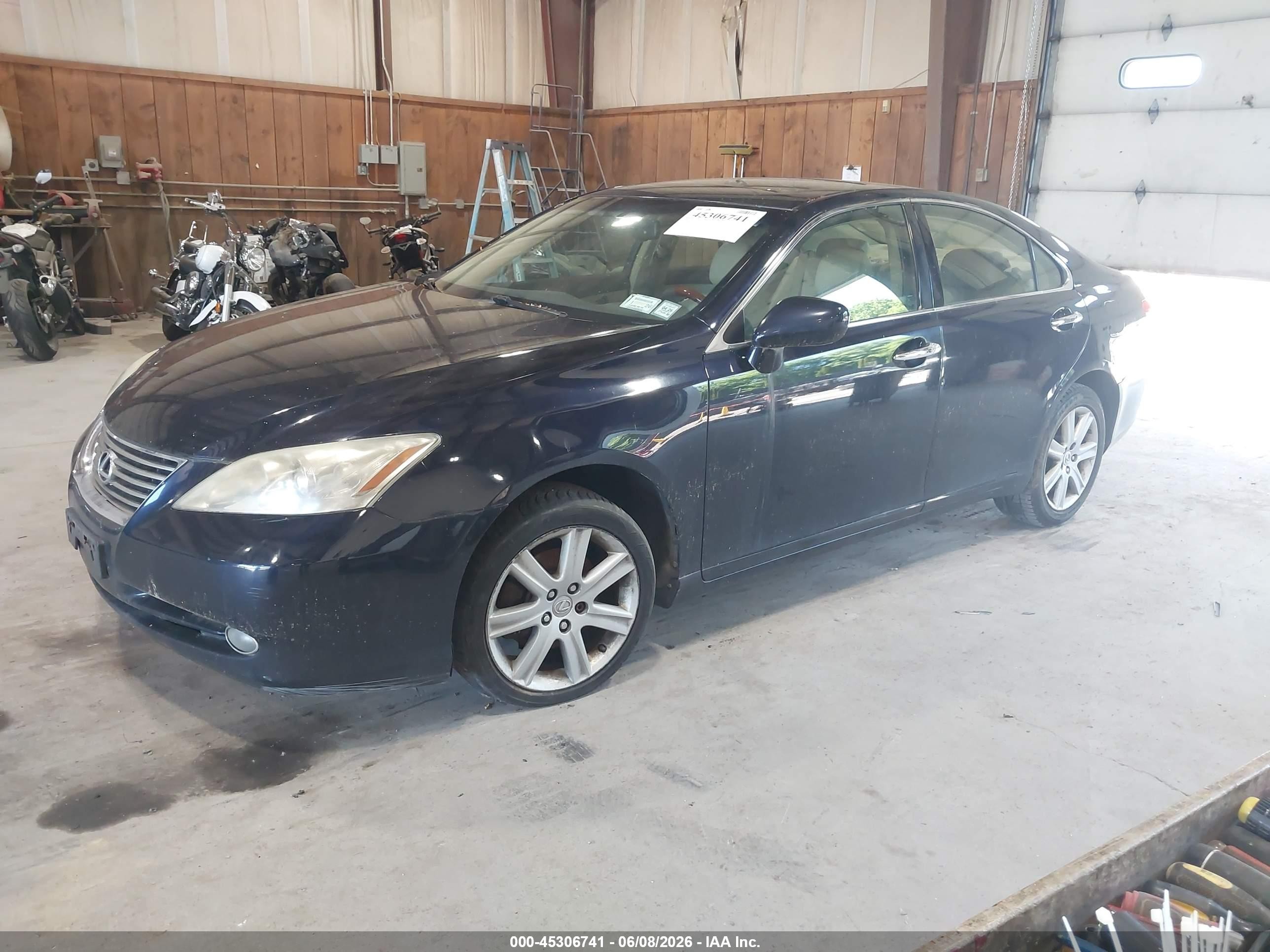 2008 Lexus Es 350   Blue vin: JTHBJ46GX82172214