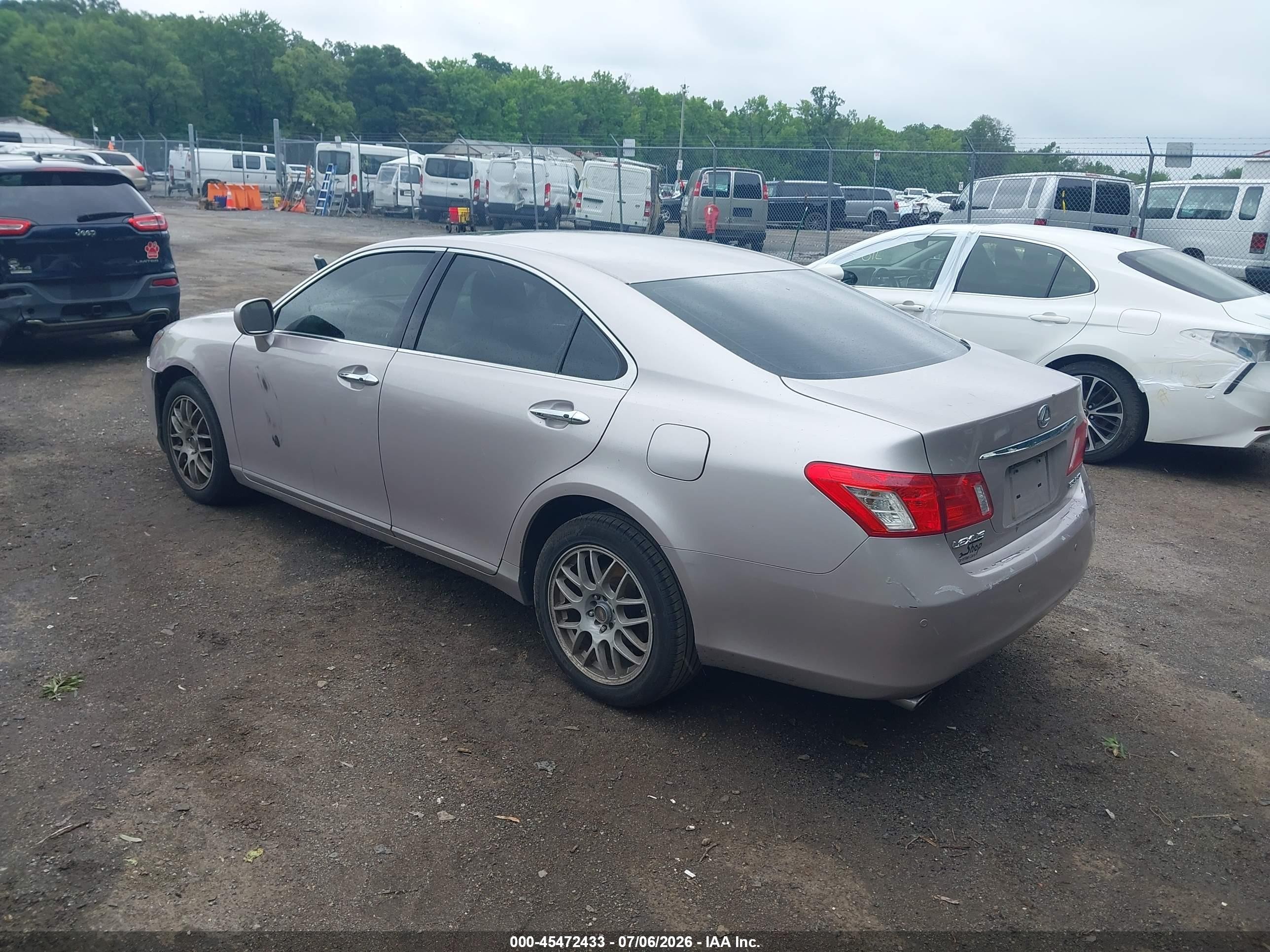 2008 Lexus Es 350   Silver vin: JTHBJ46GX82176750