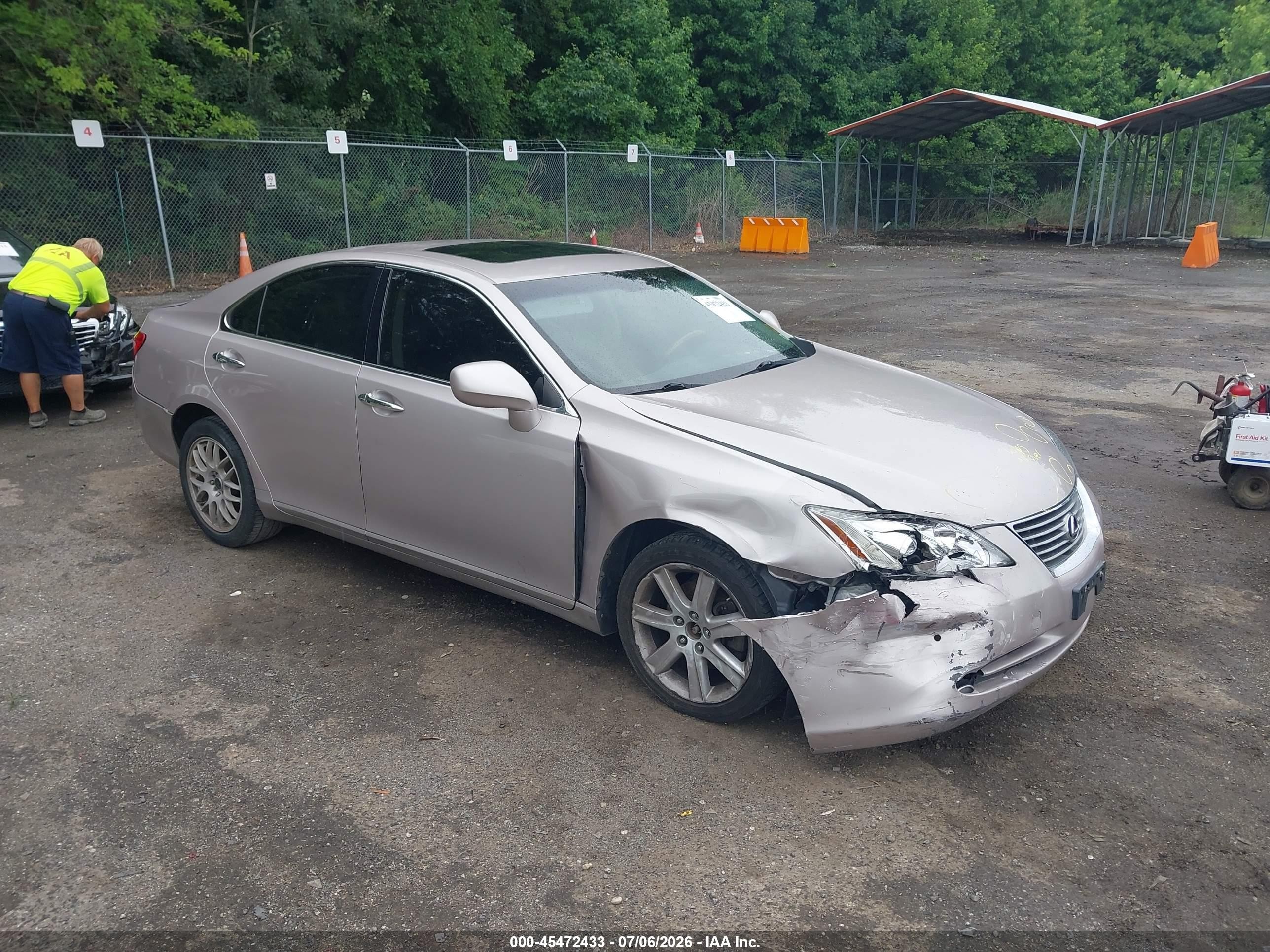 2008 Lexus Es 350   Silver vin: JTHBJ46GX82176750