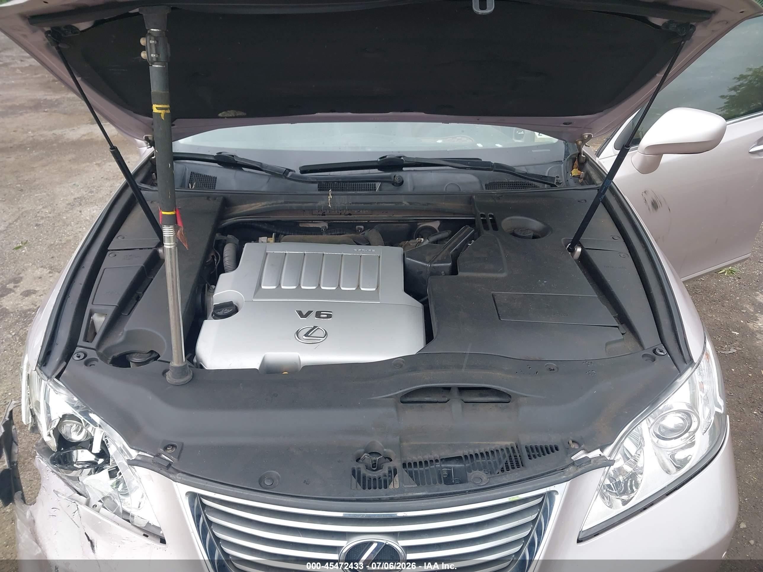 2008 Lexus Es 350   Silver vin: JTHBJ46GX82176750