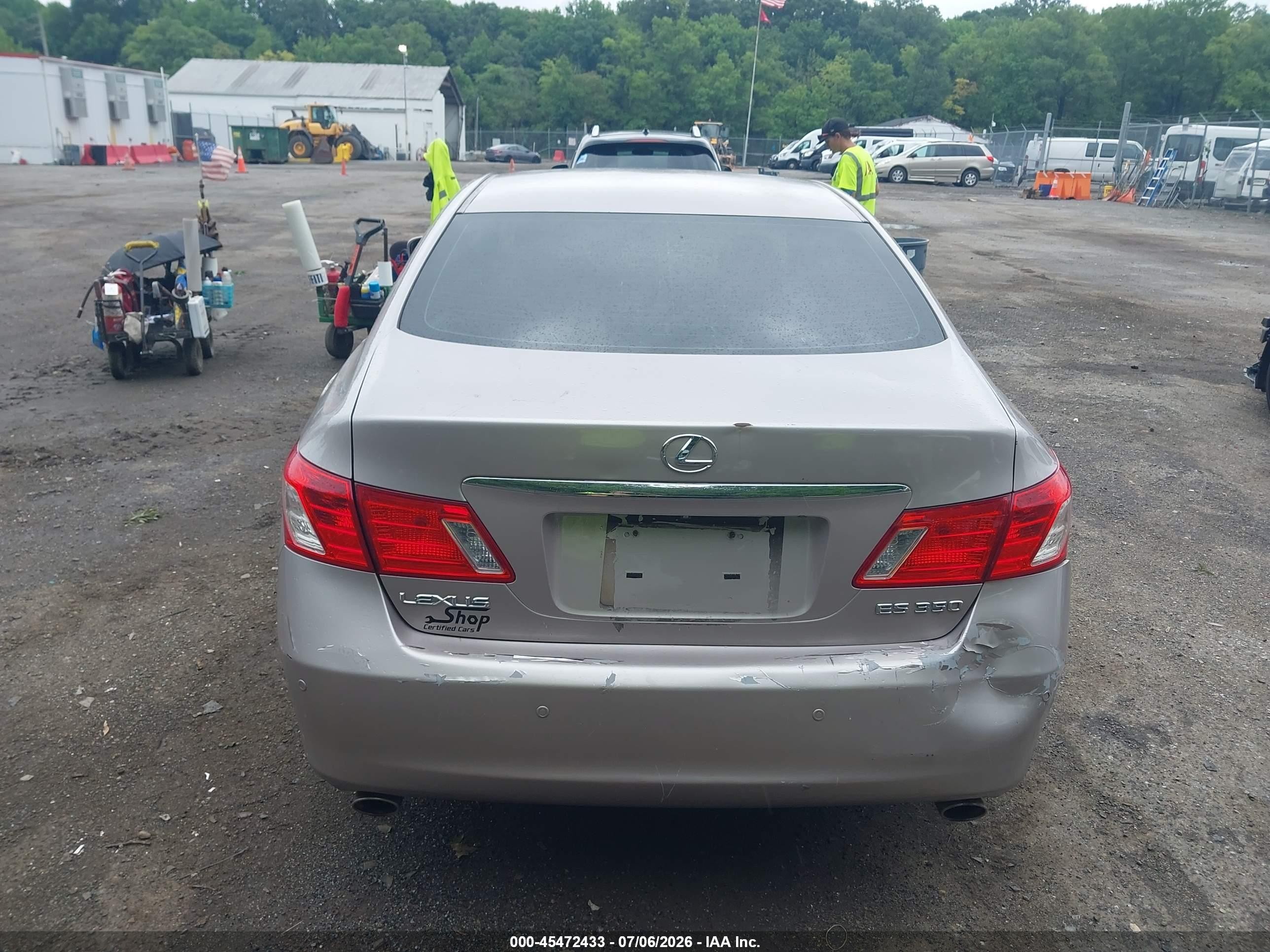 2008 Lexus Es 350   Silver vin: JTHBJ46GX82176750