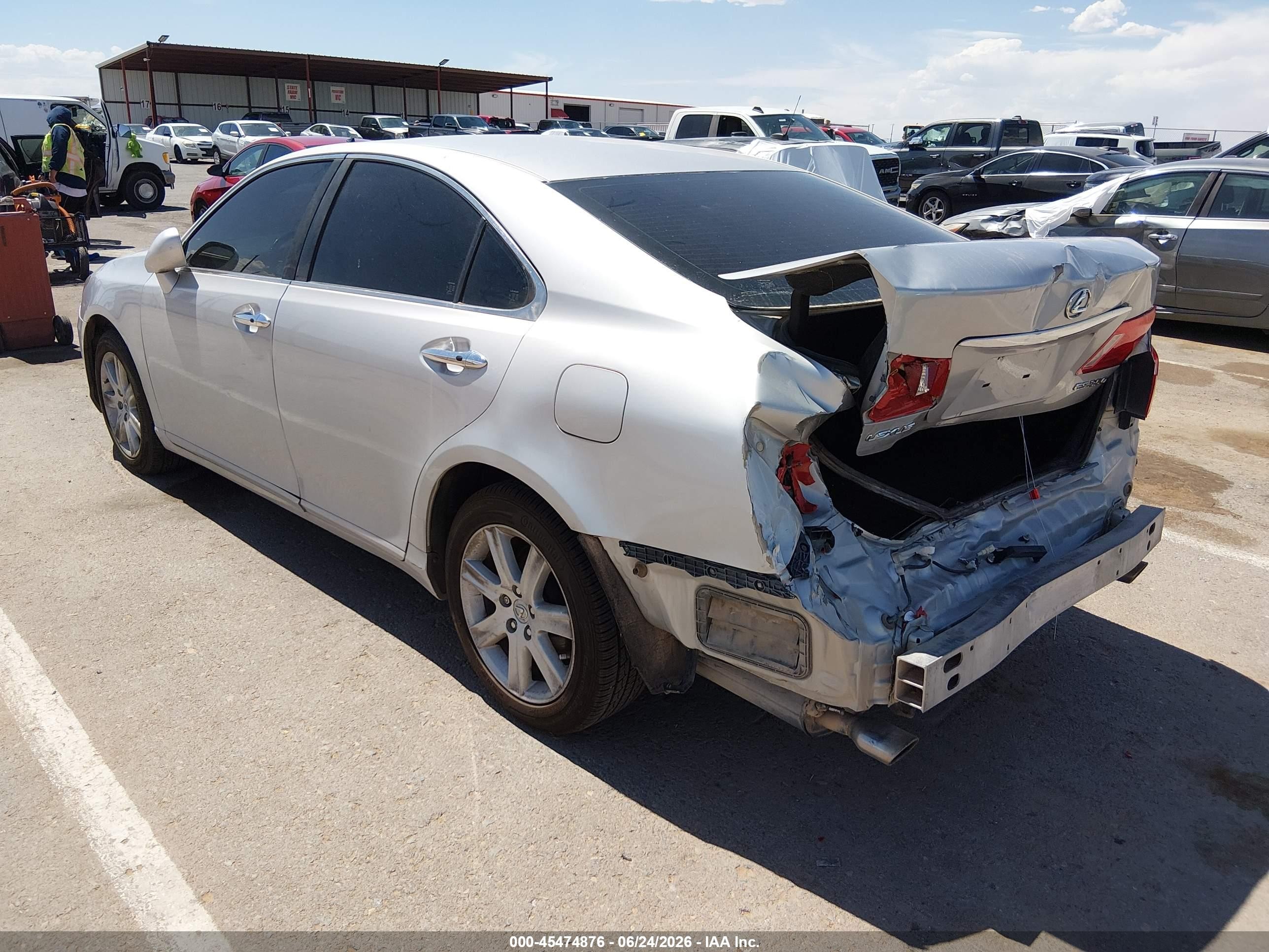 2008 Lexus Es 350   Silver vin: JTHBJ46GX82177008