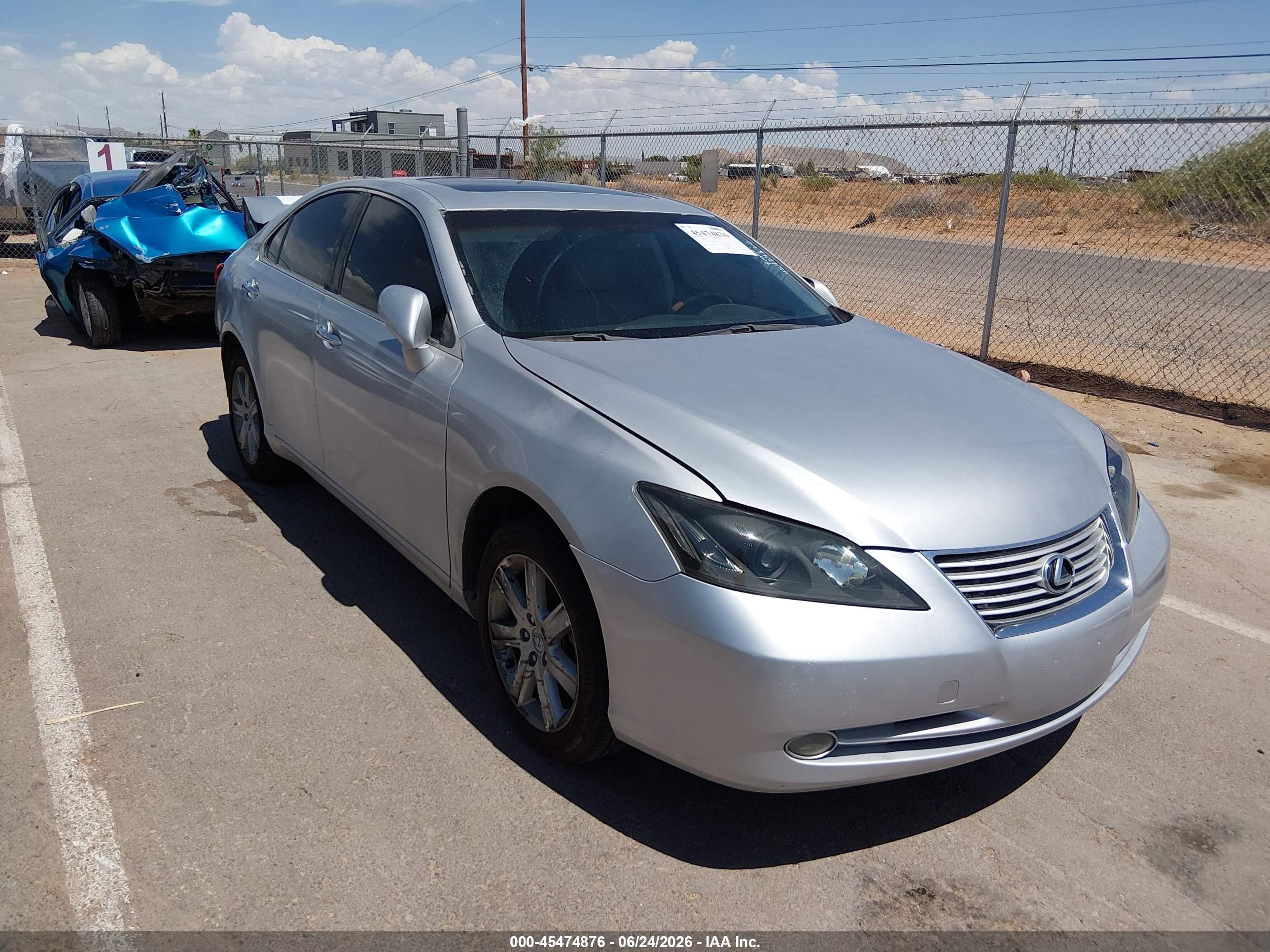 2008 Lexus Es 350   Silver vin: JTHBJ46GX82177008