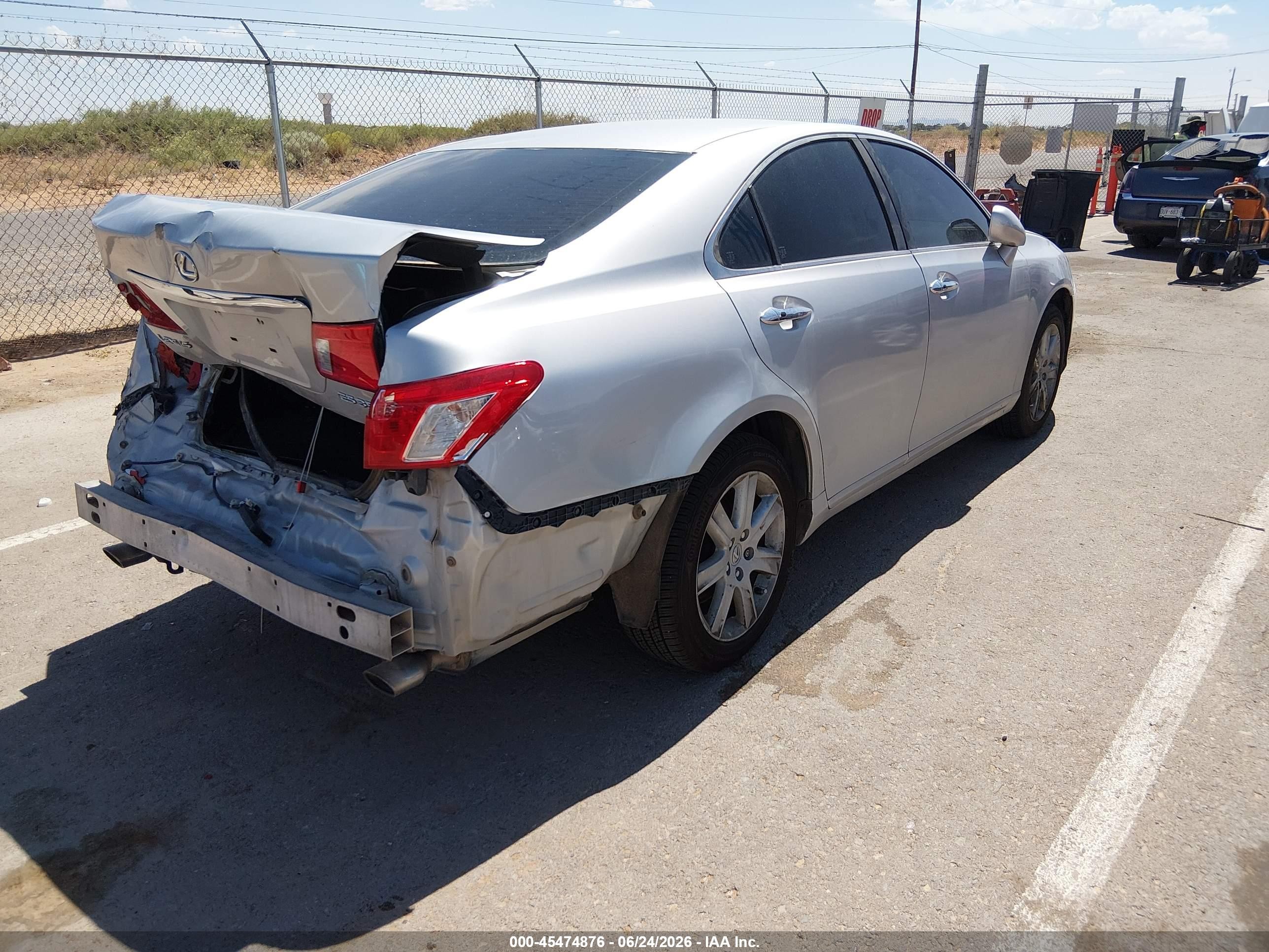 2008 Lexus Es 350   Silver vin: JTHBJ46GX82177008