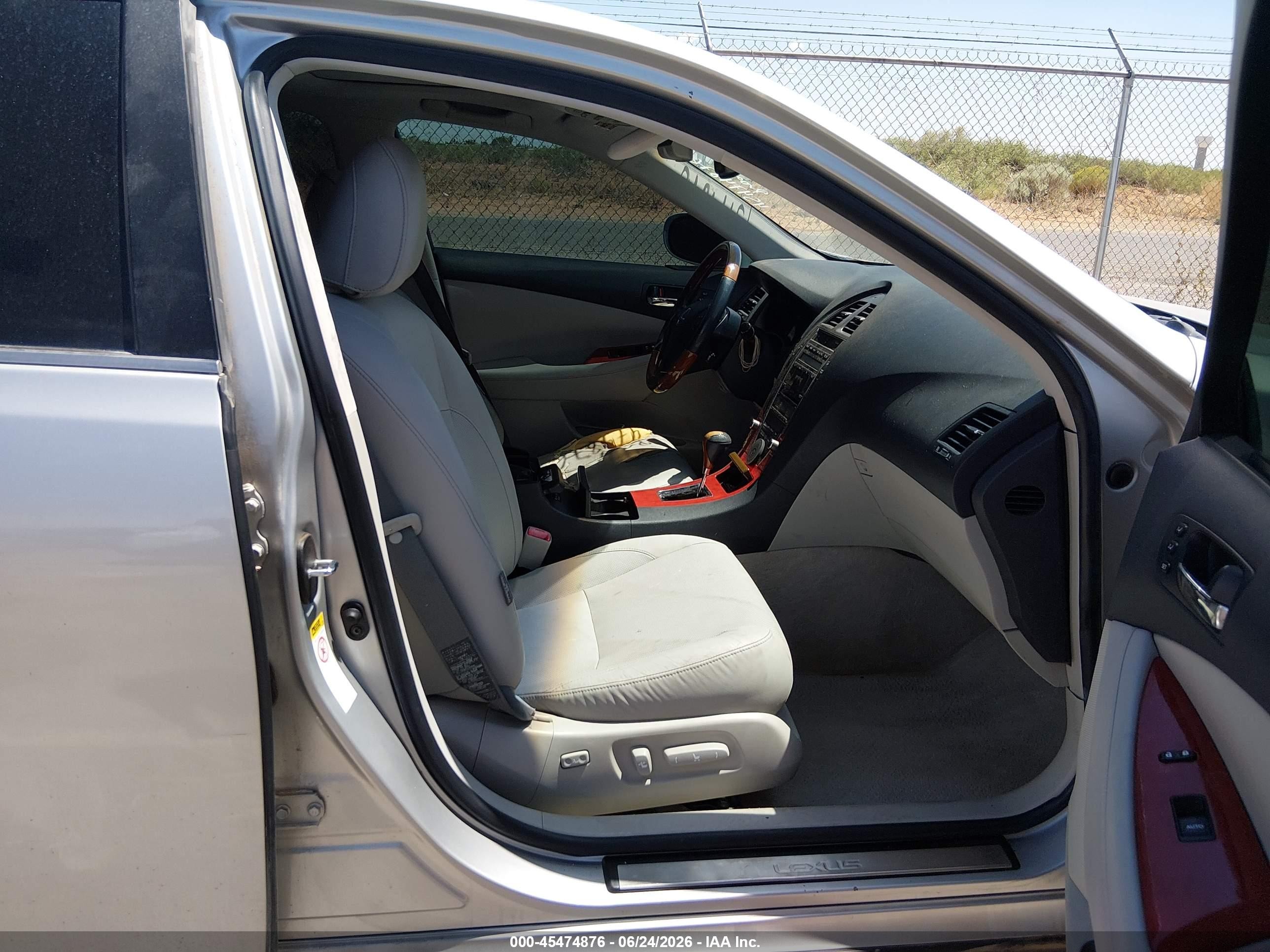 2008 Lexus Es 350   Silver vin: JTHBJ46GX82177008