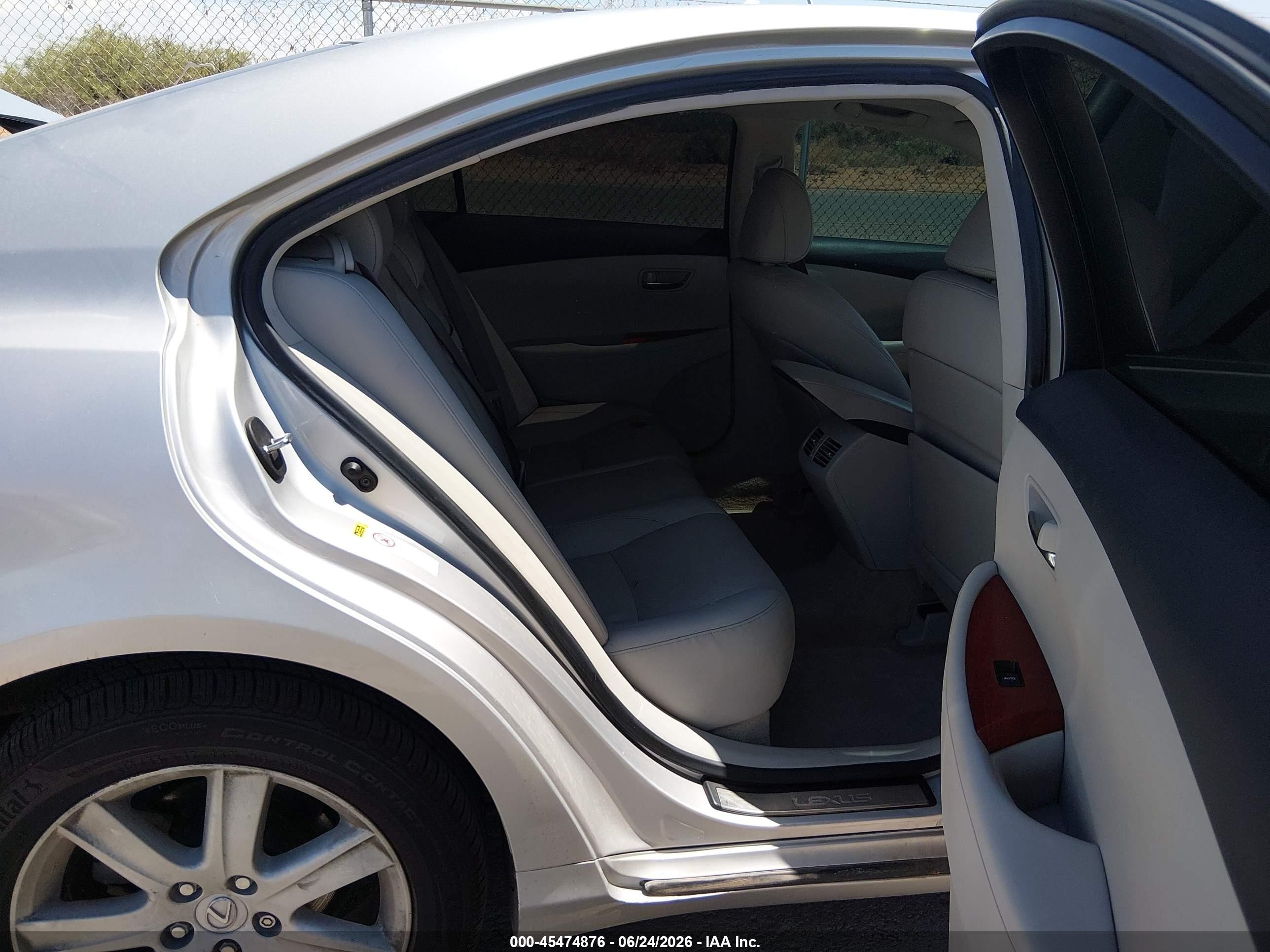 2008 Lexus Es 350   Silver vin: JTHBJ46GX82177008