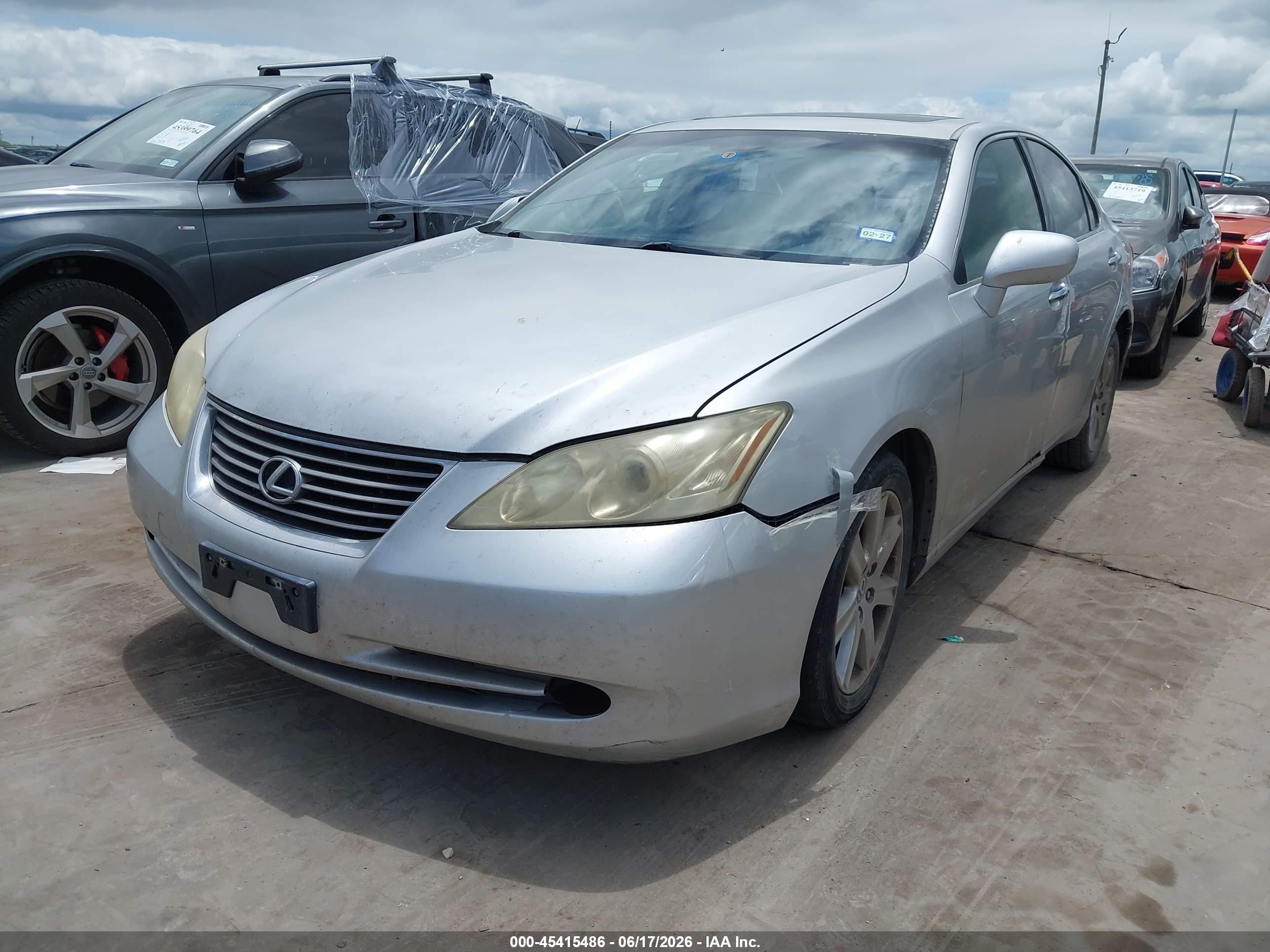 2008 Lexus Es 350 Silver vin: JTHBJ46GX82187845